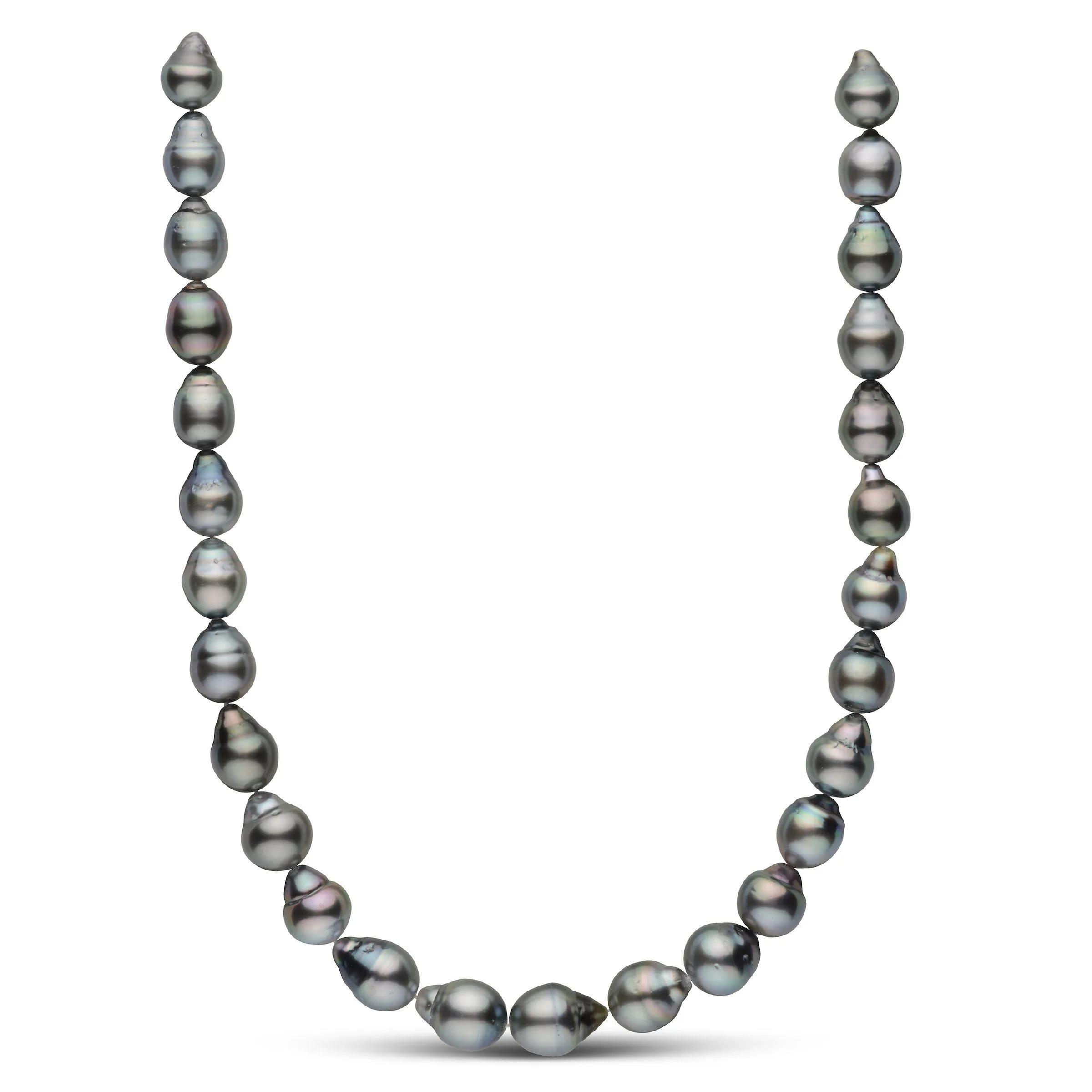 11.2-13.0 mm AA /AAA Tahitian Drop Pearl Necklace