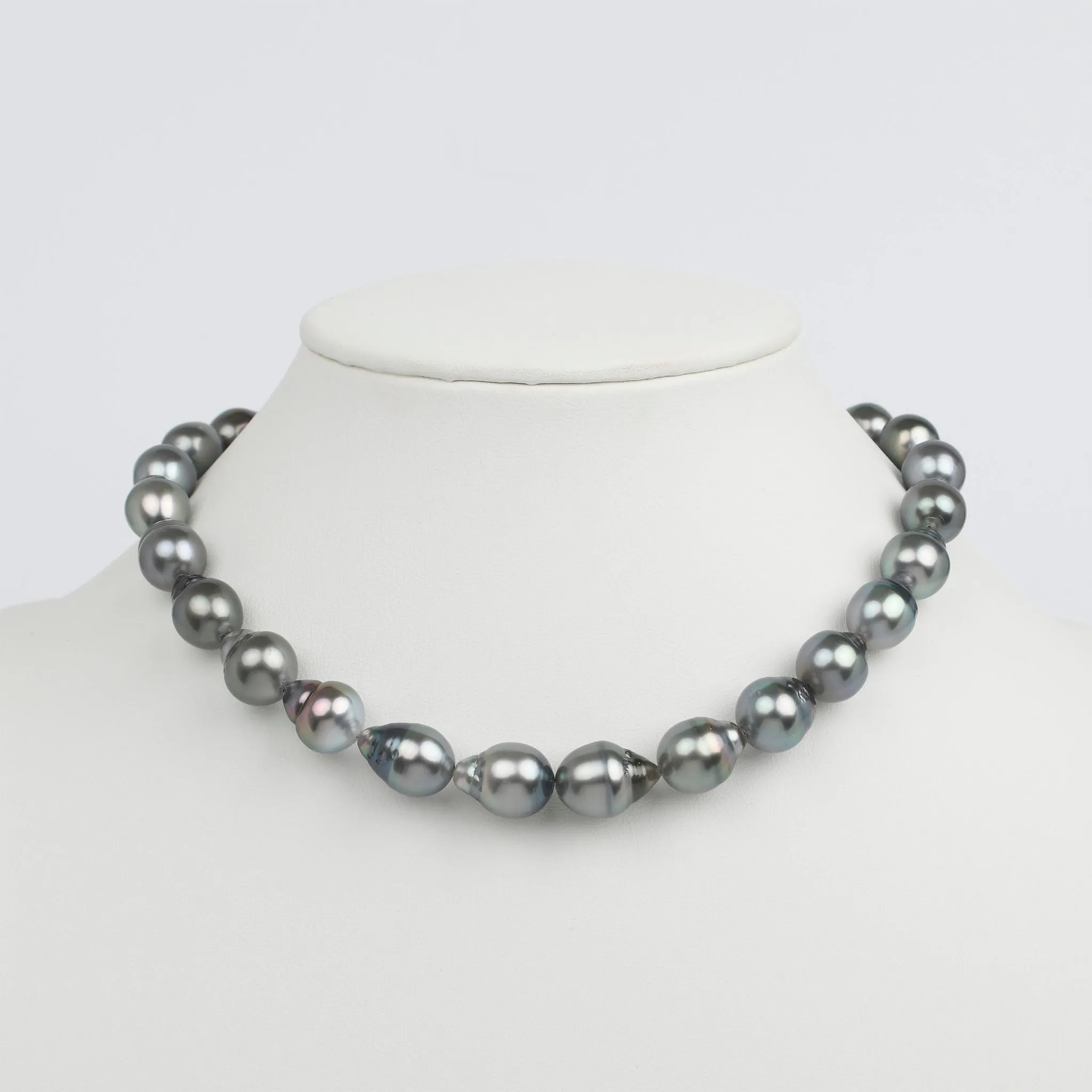 11.2-13.0 mm AA /AAA Tahitian Drop Pearl Necklace