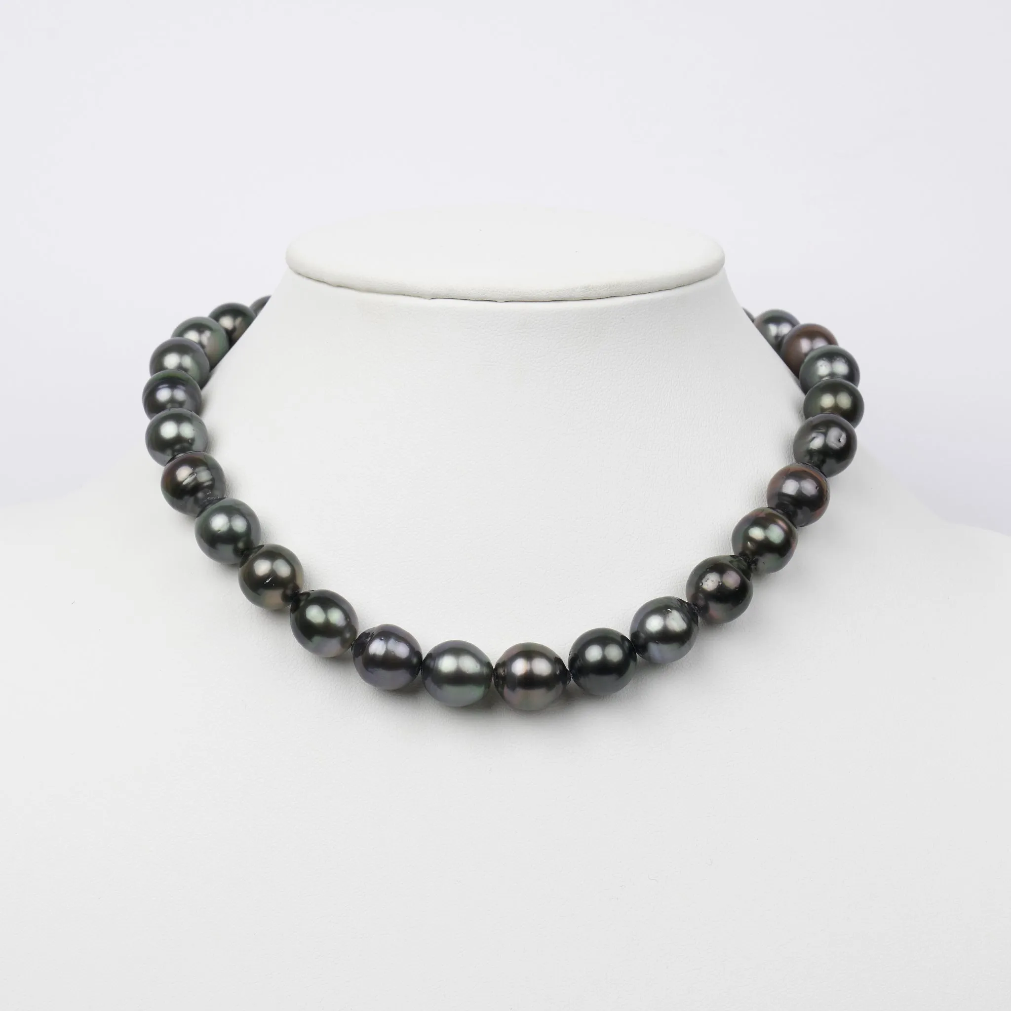 11.9-12.9 mm AA /AAA Tahitian Drop Pearl Necklace