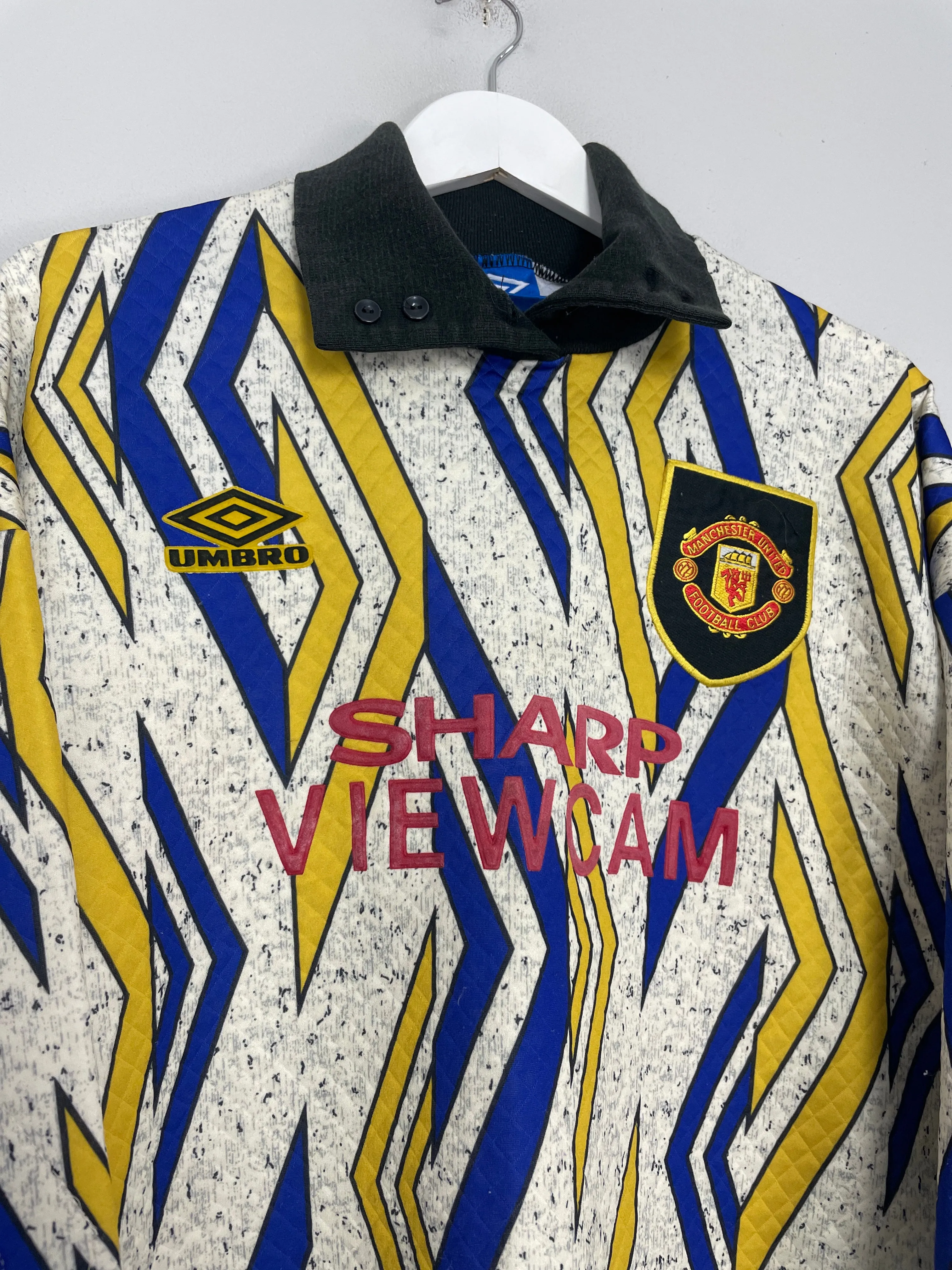 1993/95 MANCHESTER UNITED GK SHIRT (L) UMBRO