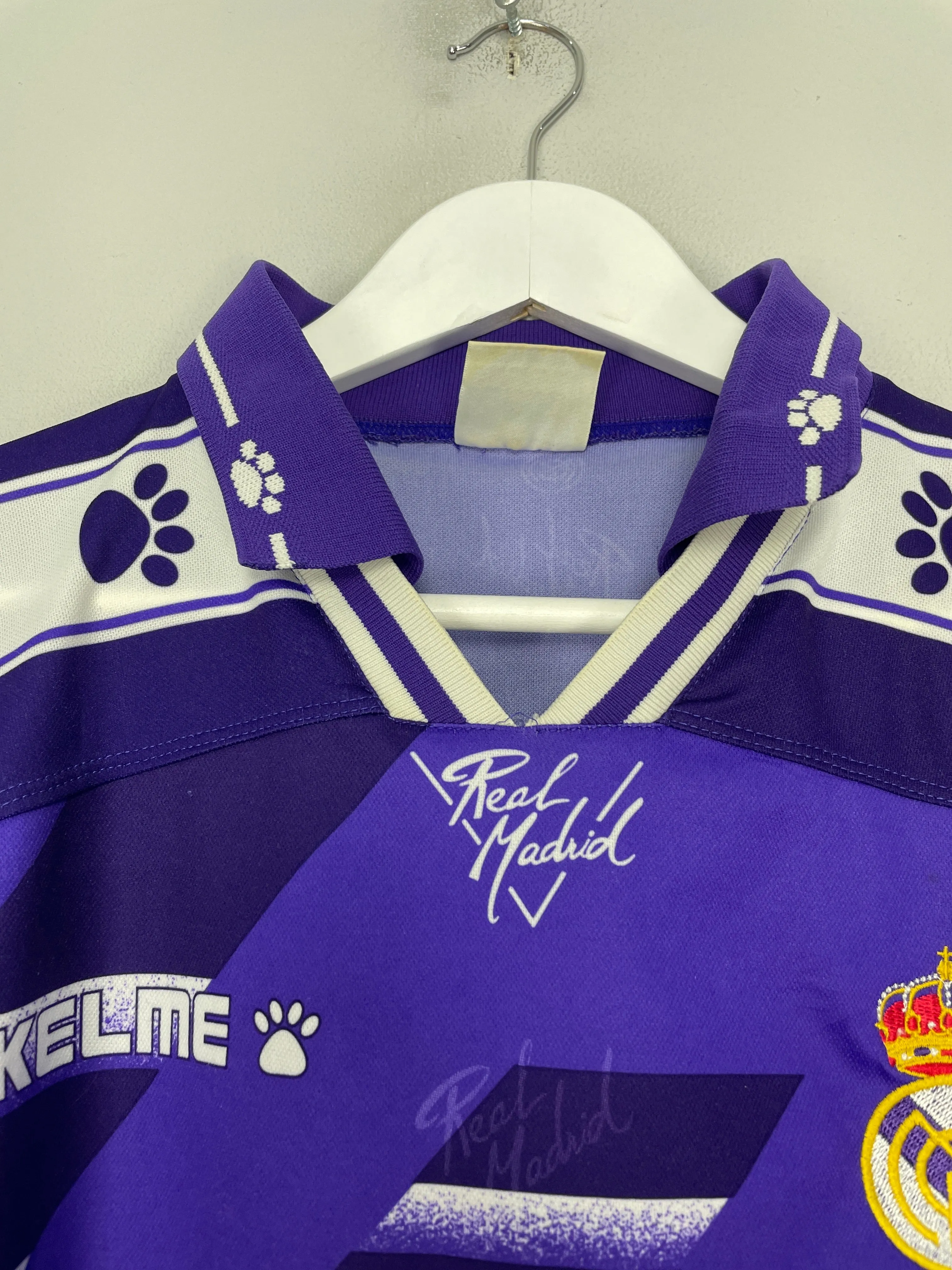 1994/96 REAL MADRID AWAY SHIRT (L) KELME