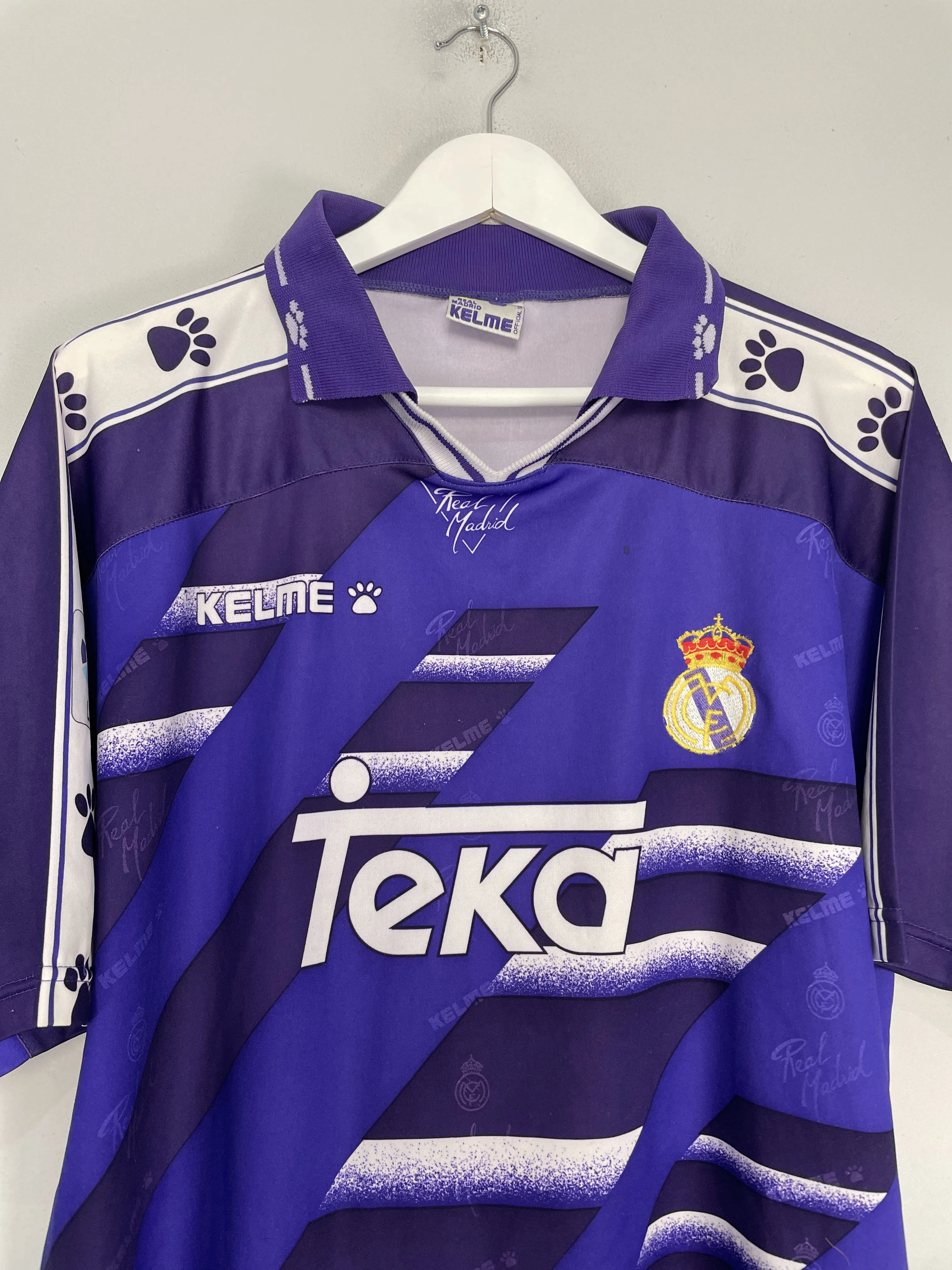 1994/96 REAL MADRID AWAY SHIRT (XL) KELME