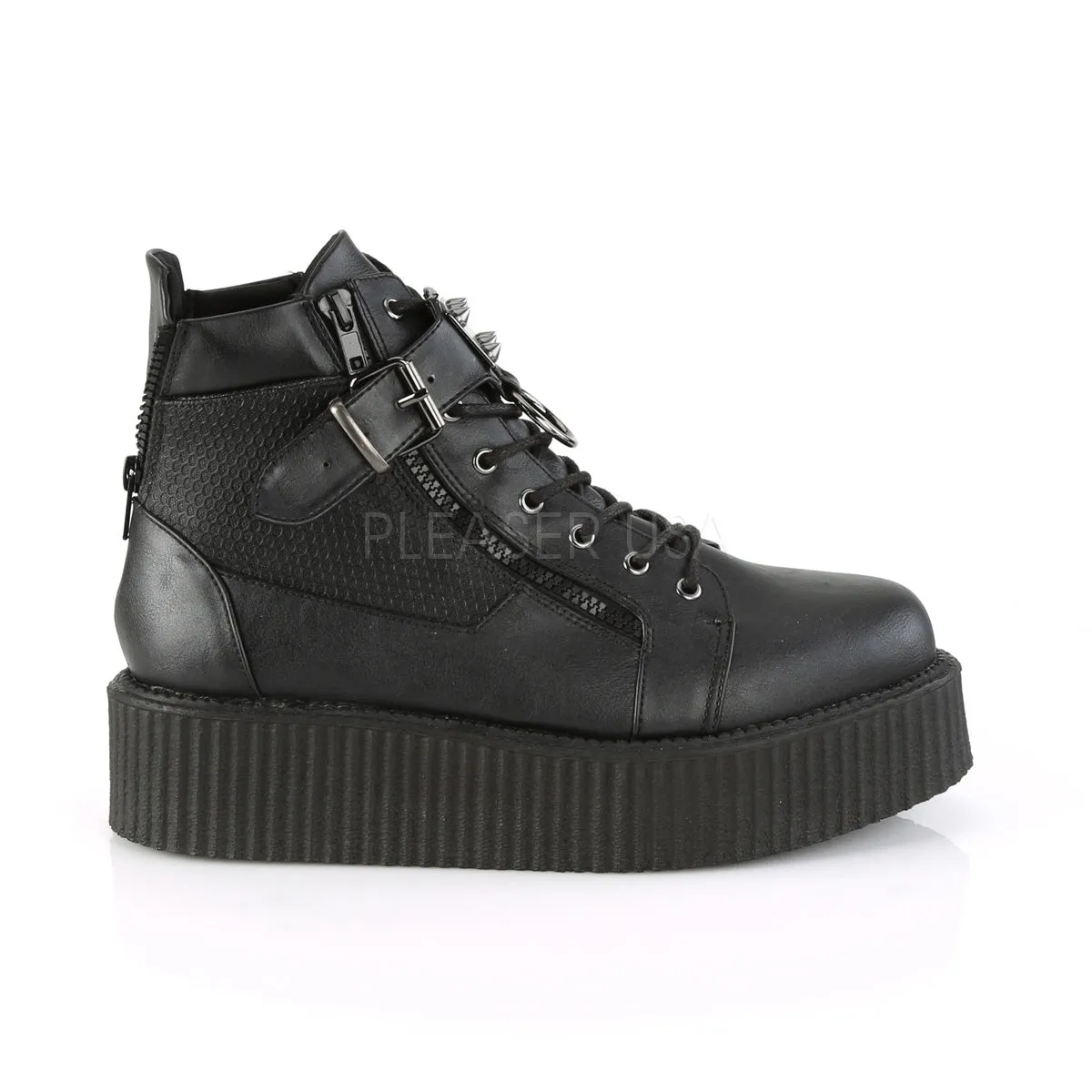 2 Inch Platform V-CREEPER-566 Black