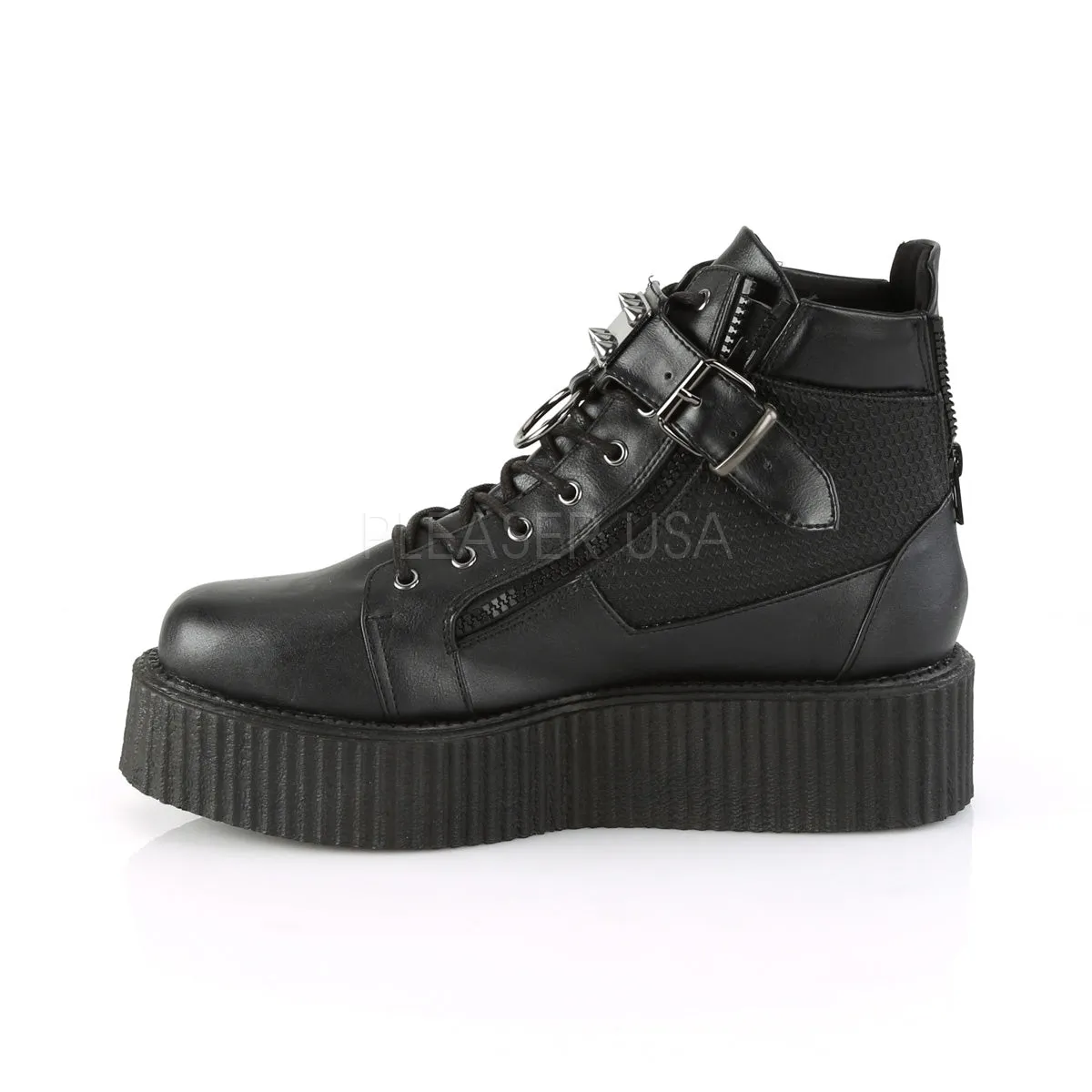 2 Inch Platform V-CREEPER-566 Black