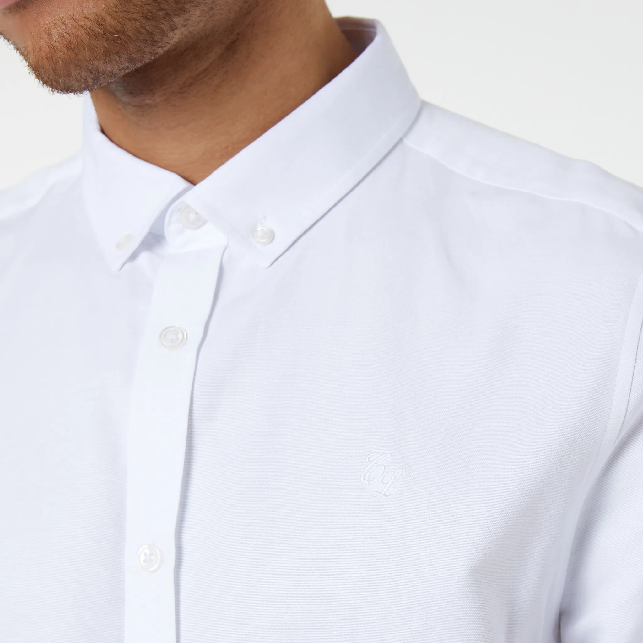 2-Pack Short Sleeve Oxford Shirt | Navy/White