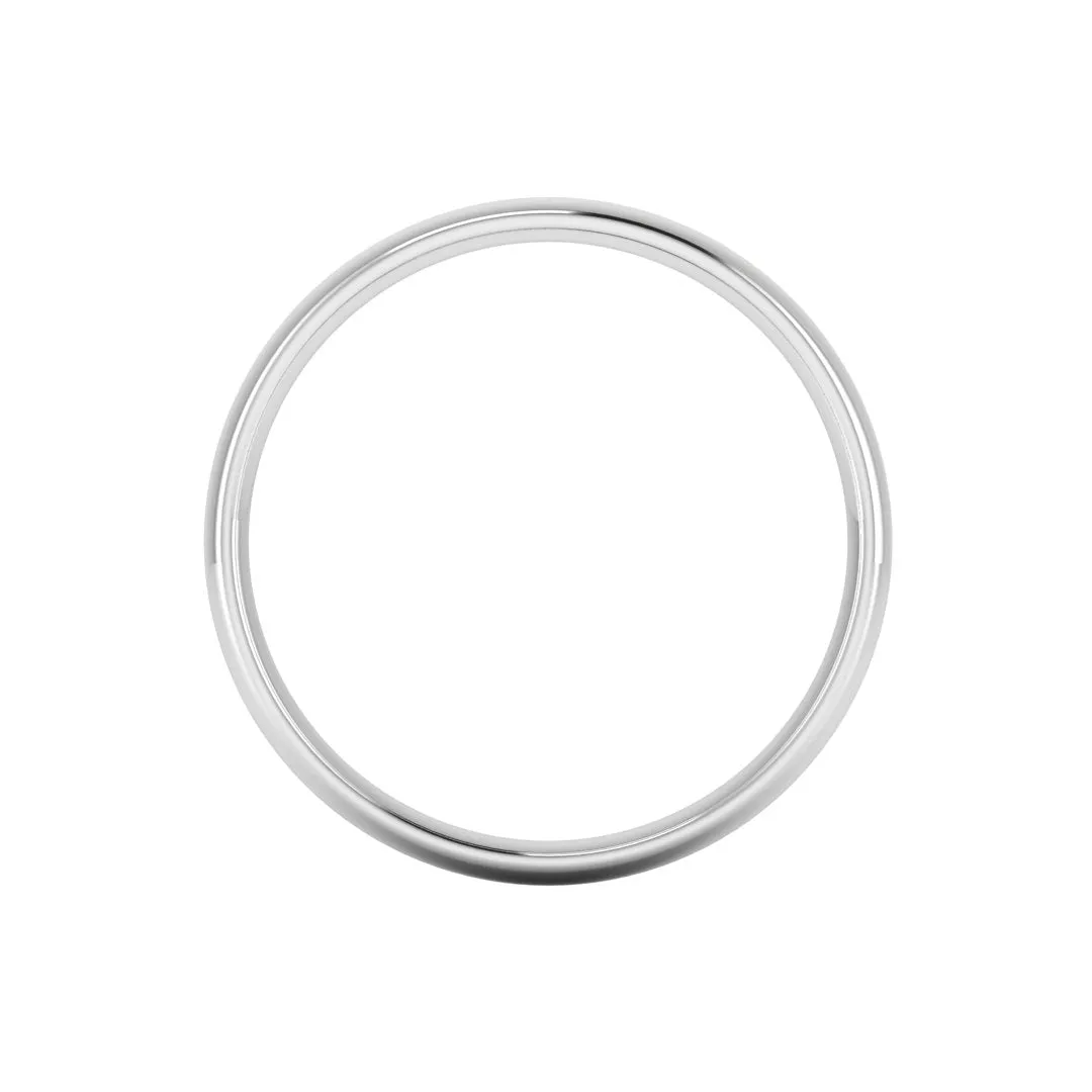 3mm Band Classic Traditional Court Wedding Ring