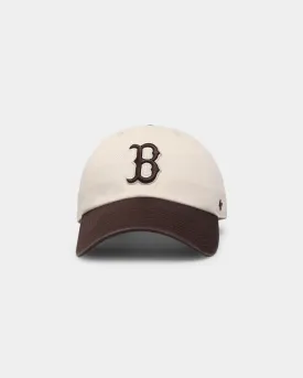 Boston Red Sox Cookies & Cream Clean Up Strapback Hat Natural/Brown by 47 Brand