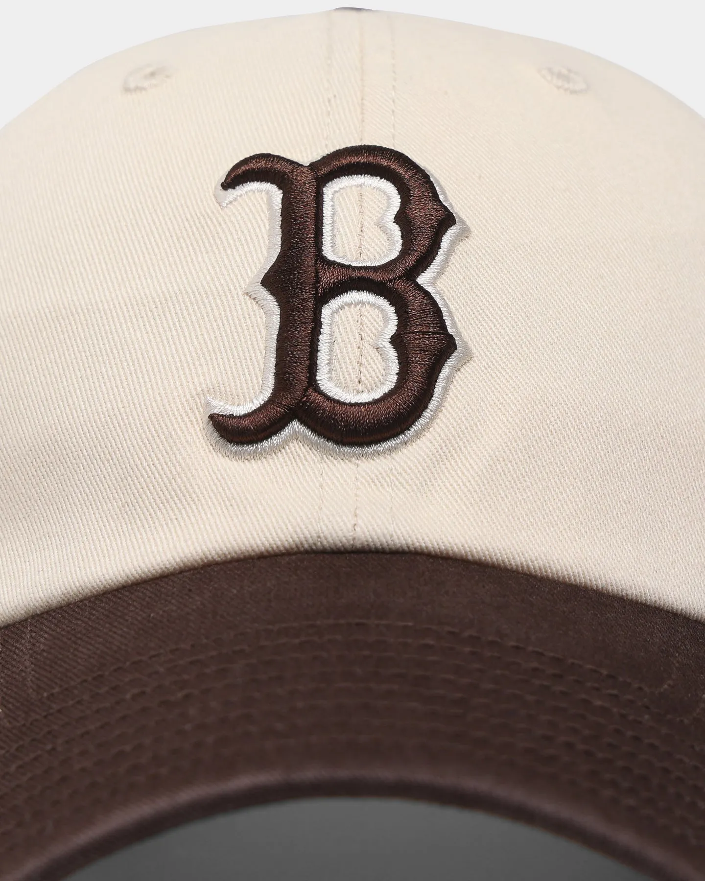 Boston Red Sox Cookies & Cream Clean Up Strapback Hat Natural/Brown by 47 Brand