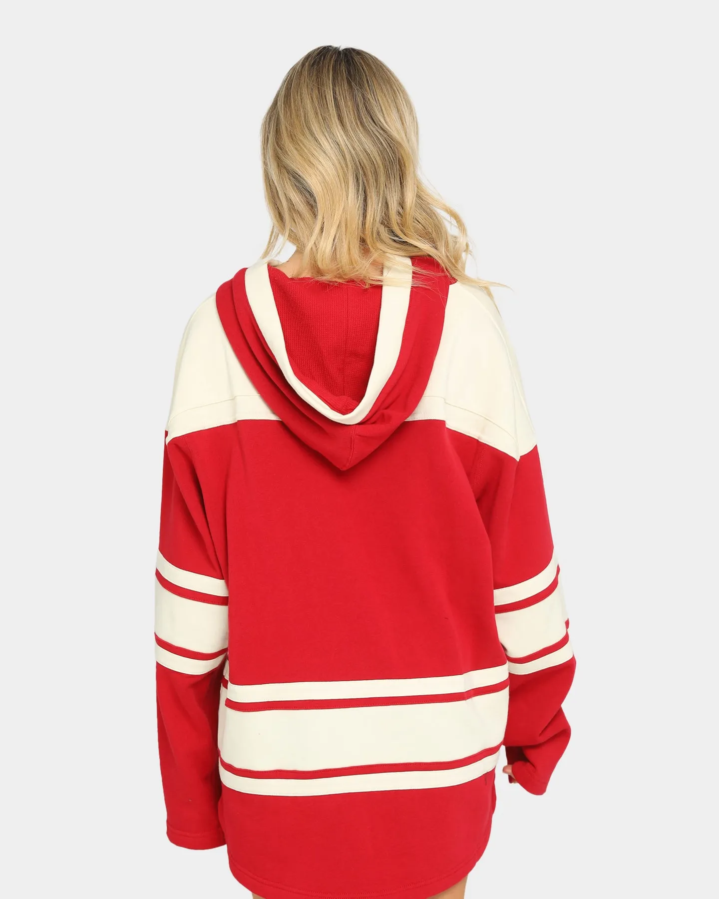 47 Brand Detroit Red Wings Superior Lacer Hoodie Red