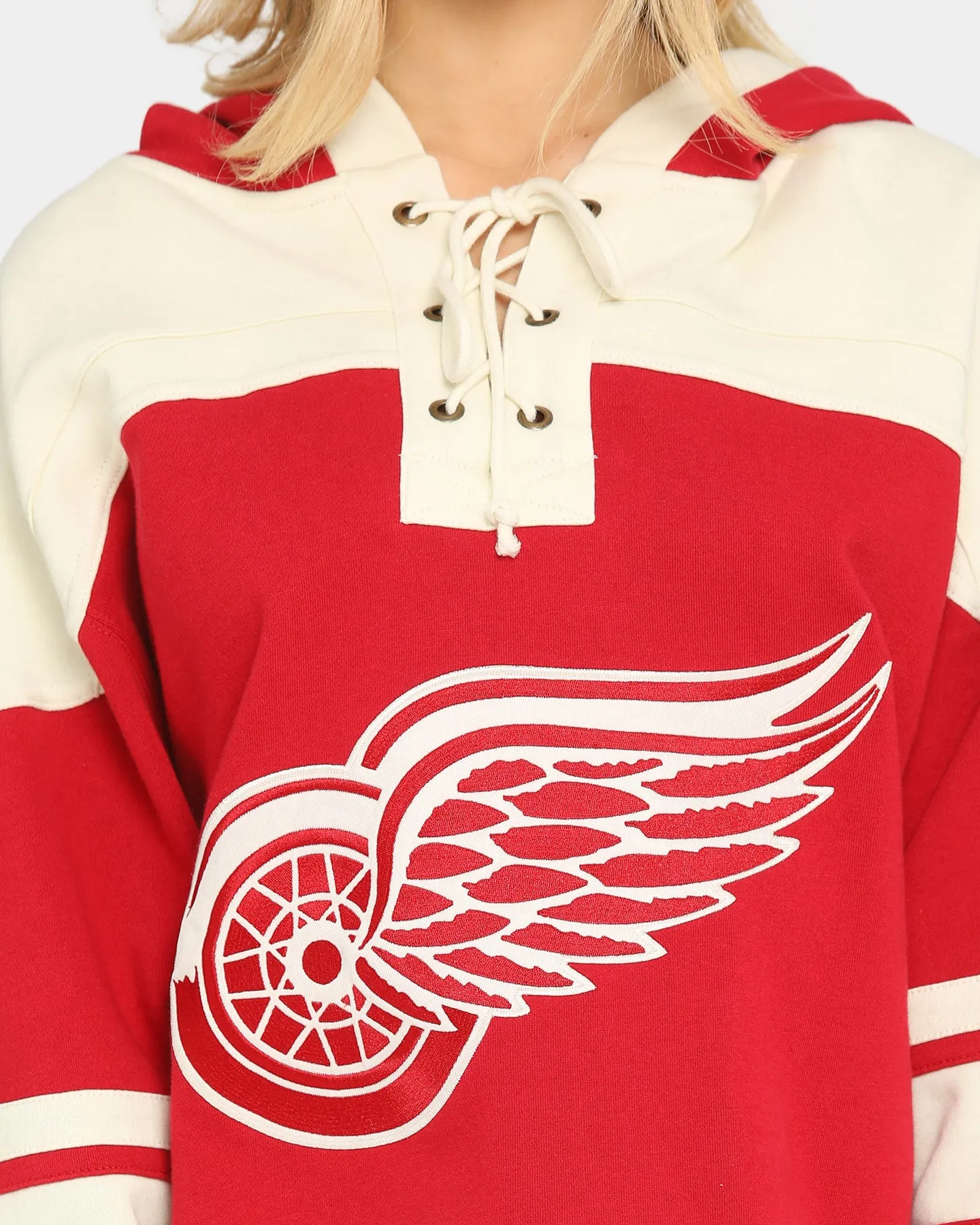 47 Brand Detroit Red Wings Superior Lacer Hoodie Red