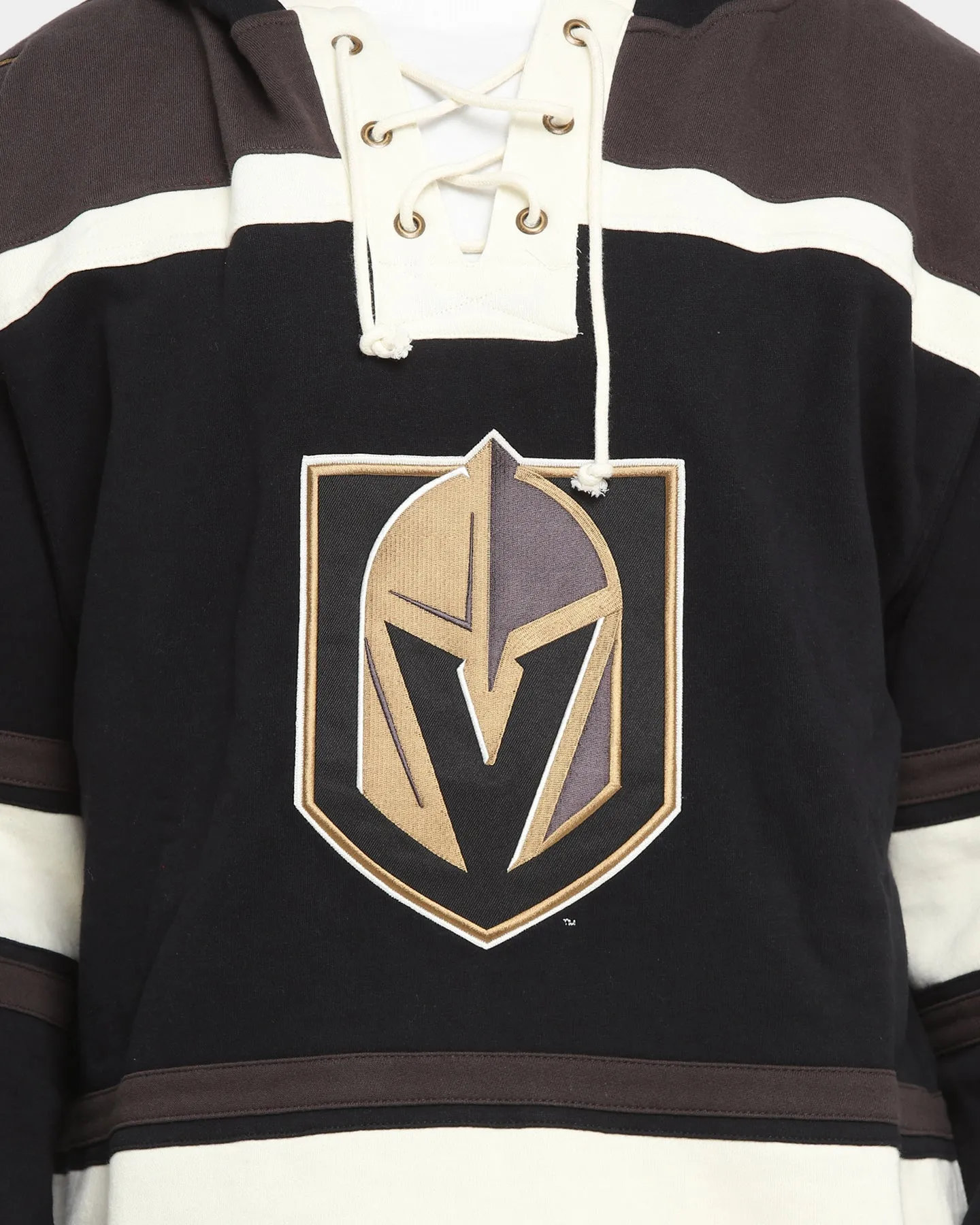 47 Brand Golden Knights Superior Lacer Hoodie Jet Black/Dark