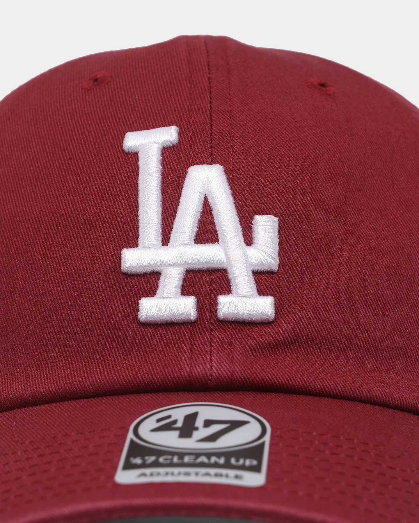 47 Brand Los Angeles Dodgers 47 Clean Up Strapback Cardinal