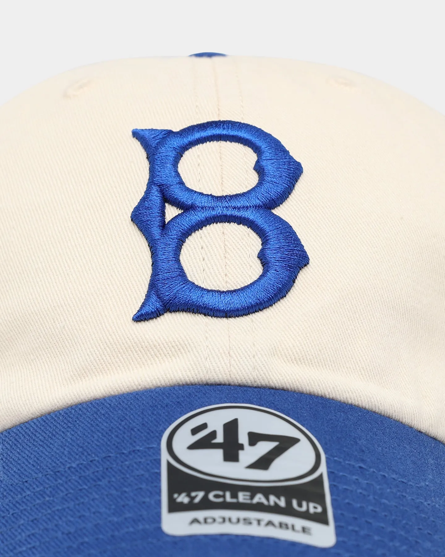 47 Brand Los Angeles Dodgers Clean Up Strapback Natural