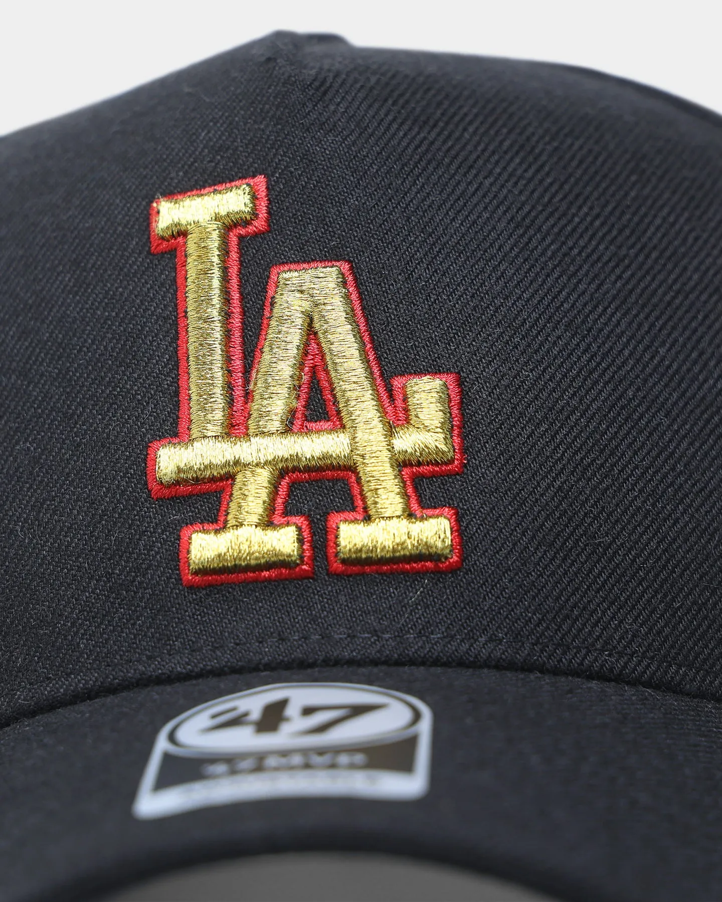 47 Brand Los Angeles Dodgers Replica MVP DT Snapback Black/Gold/Red