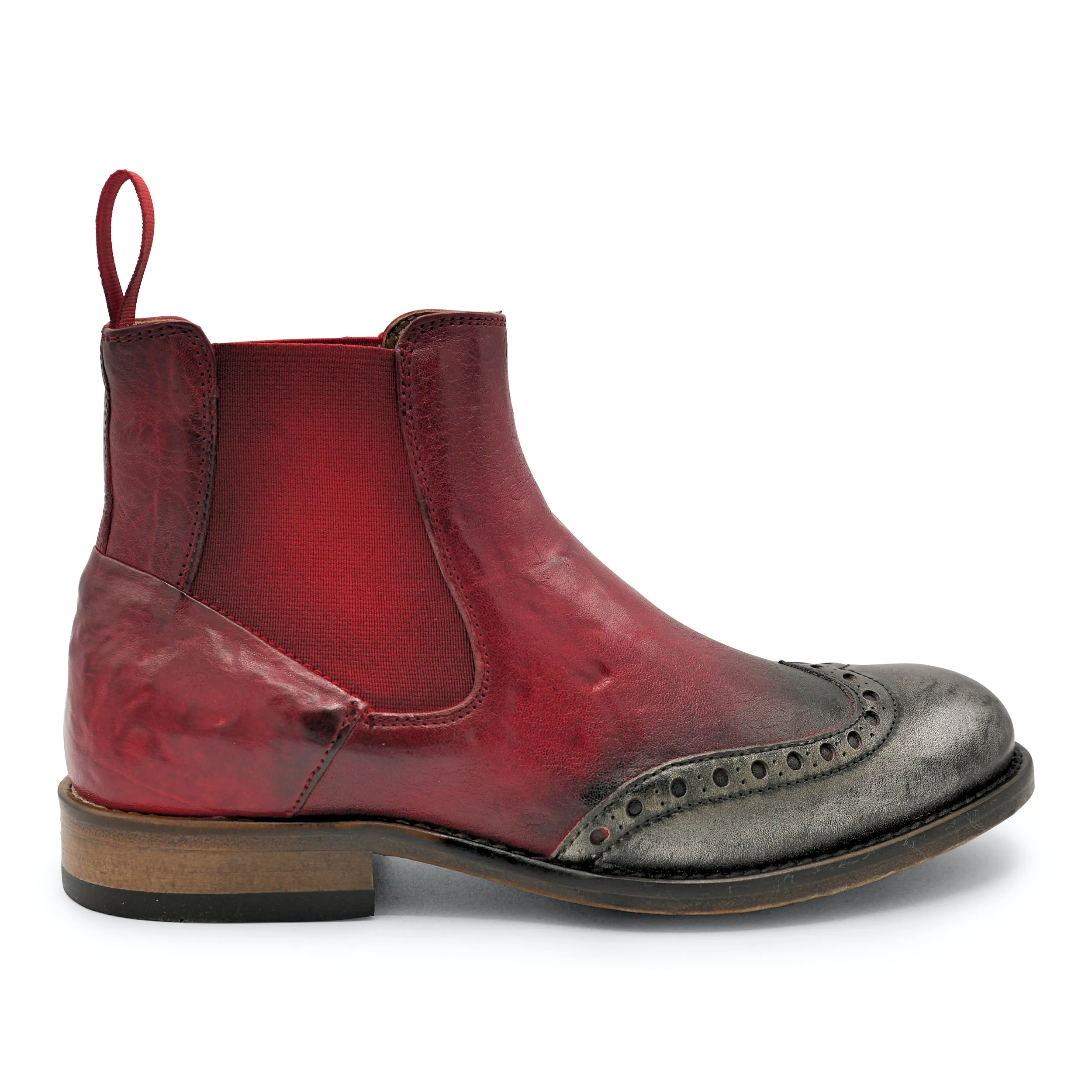 6541 -Safari Rosso Chelsea Brogue