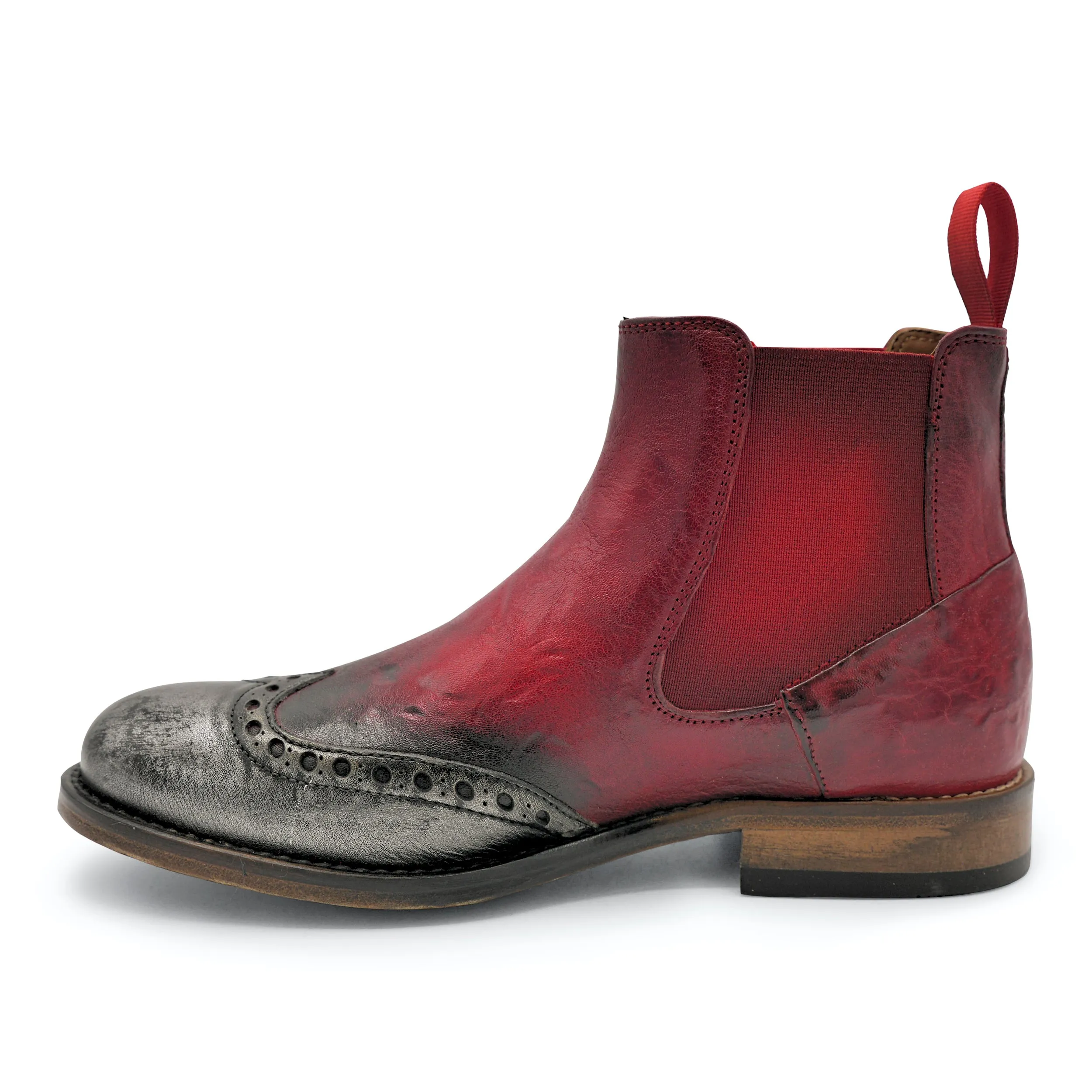 6541 -Safari Rosso Chelsea Brogue