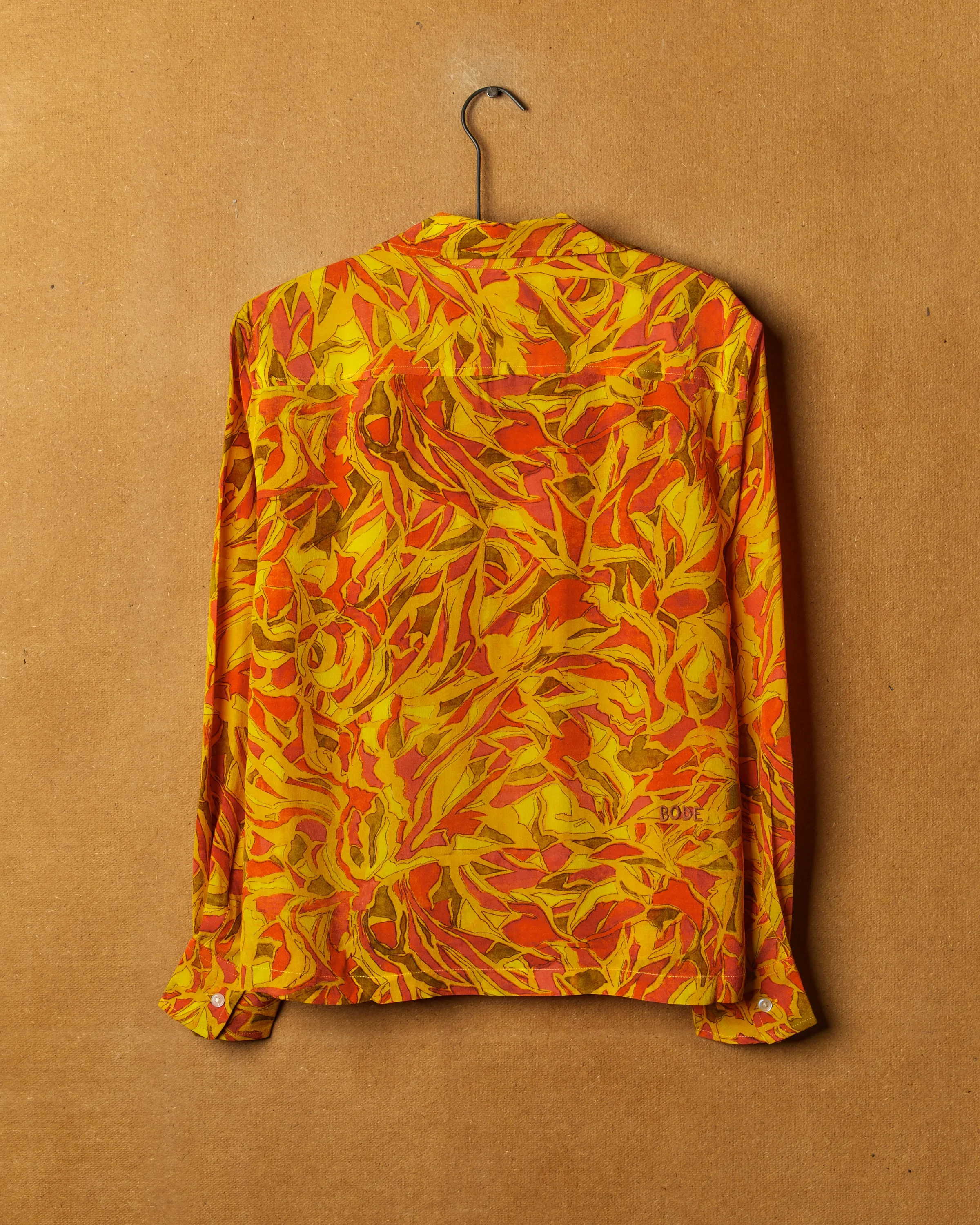 Abstract Foliage Long Sleeve Shirt