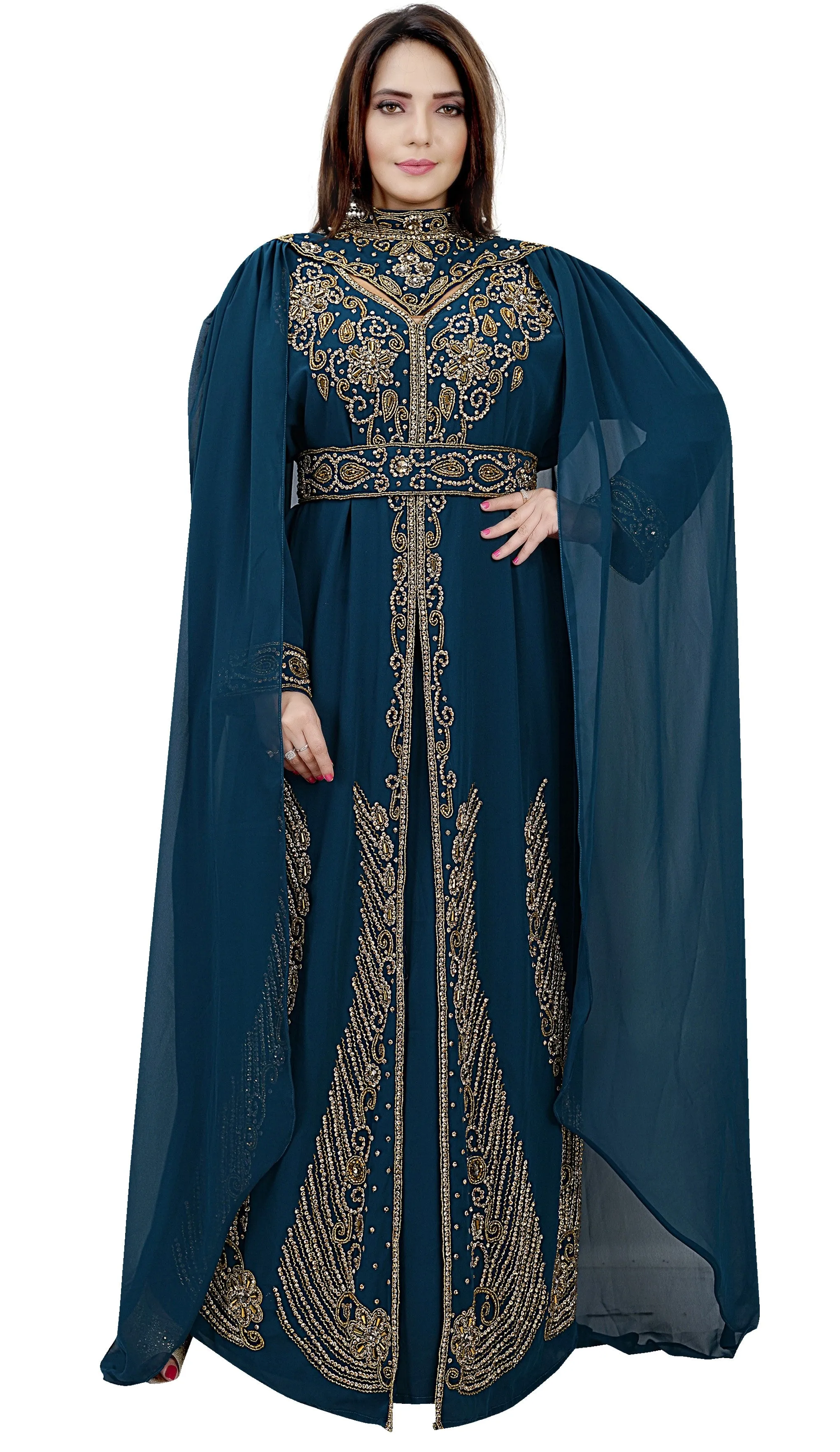 African Abaya Luxe Kaftan Dress