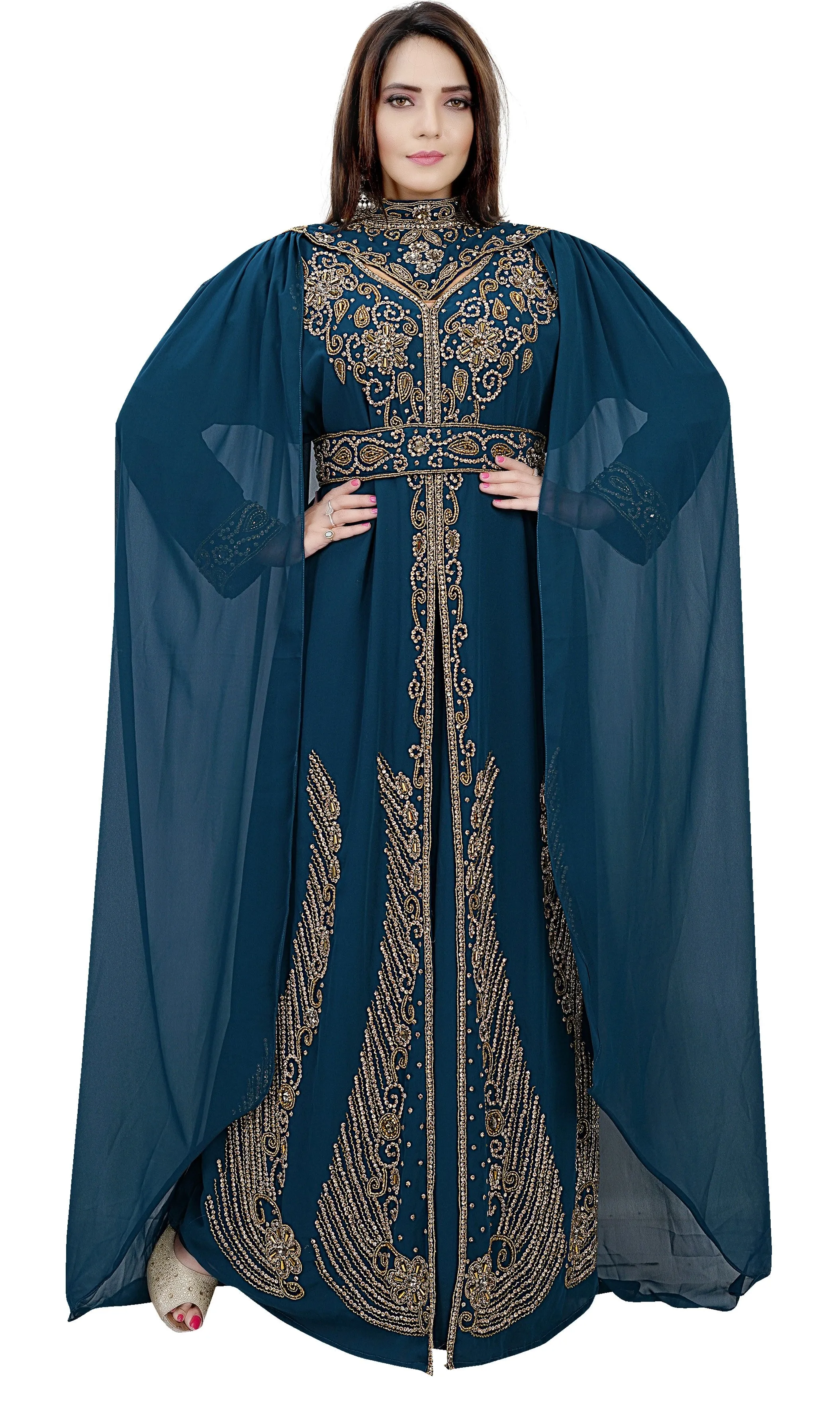 African Abaya Luxe Kaftan Dress