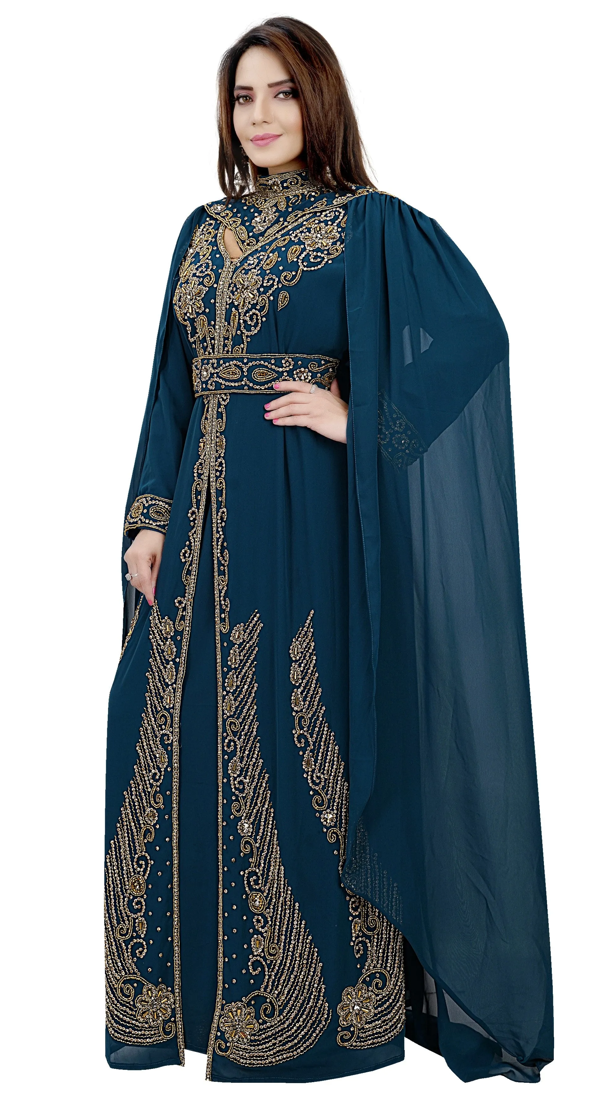 African Abaya Luxe Kaftan Dress