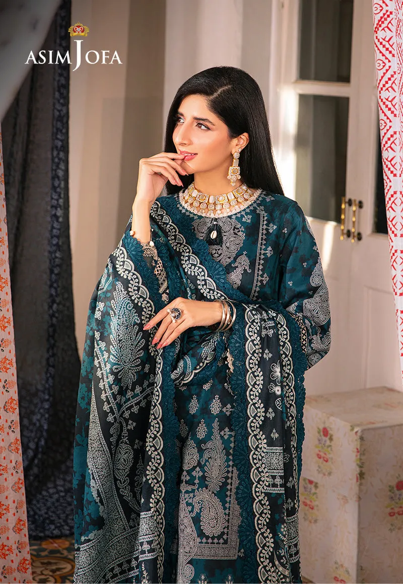 AJAR-25 EMBROIDERED LAWN 3 PCS