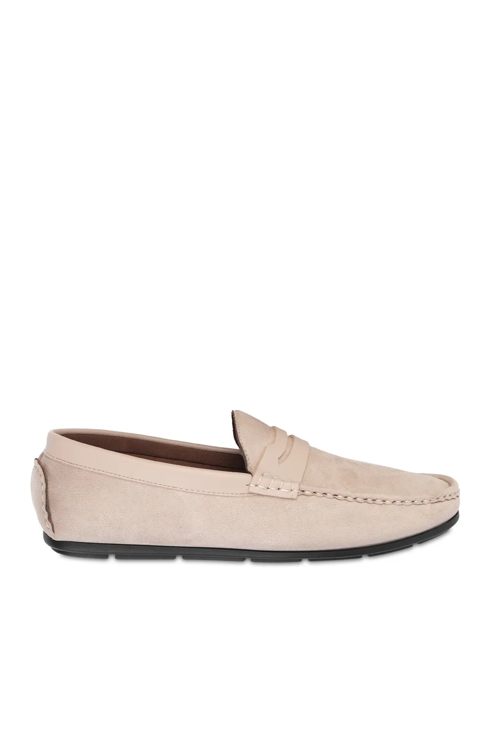 ALFIE DRIVING SHOES IN BEIGE