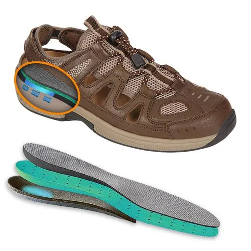 Alpine Brown Orthotic Sandal 593