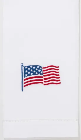 American Flag Cotton Hand Towels