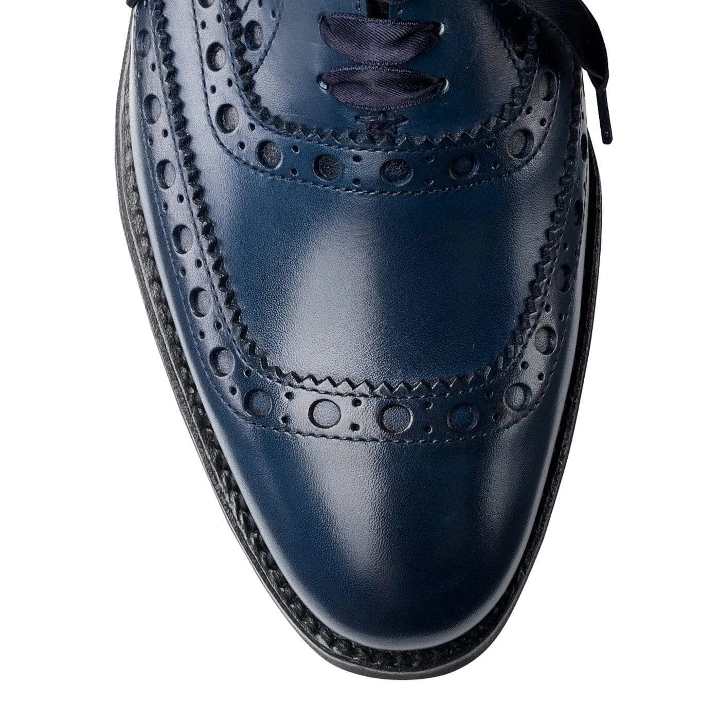 Anna Blue Burnished Calf