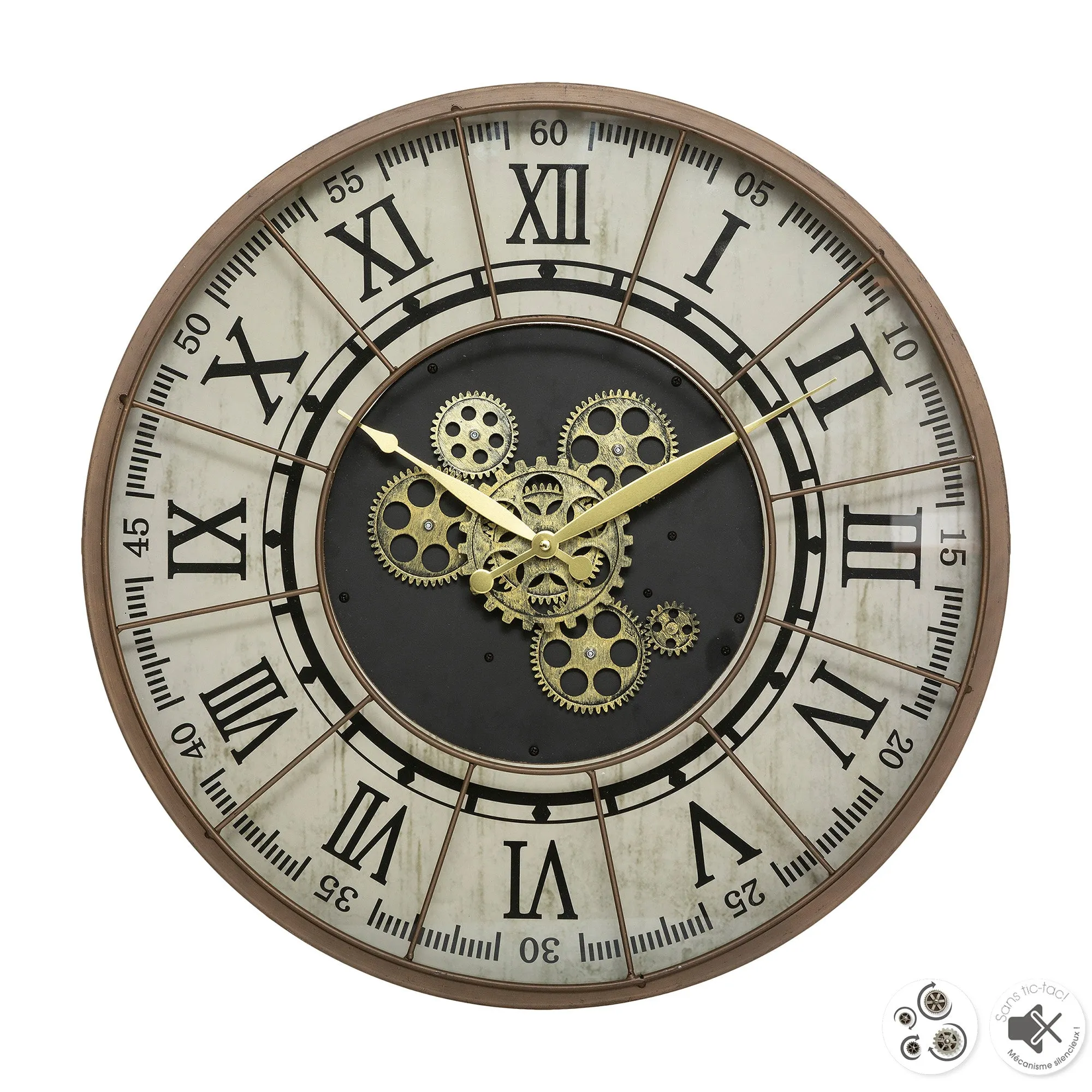 Atmosphera "Stella" Clock Brown