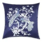 Belvedere Midnight Embroidered Cushion