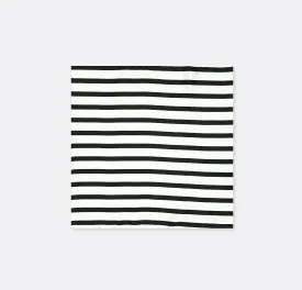 Black & White Stripes Silk Pocket Squares