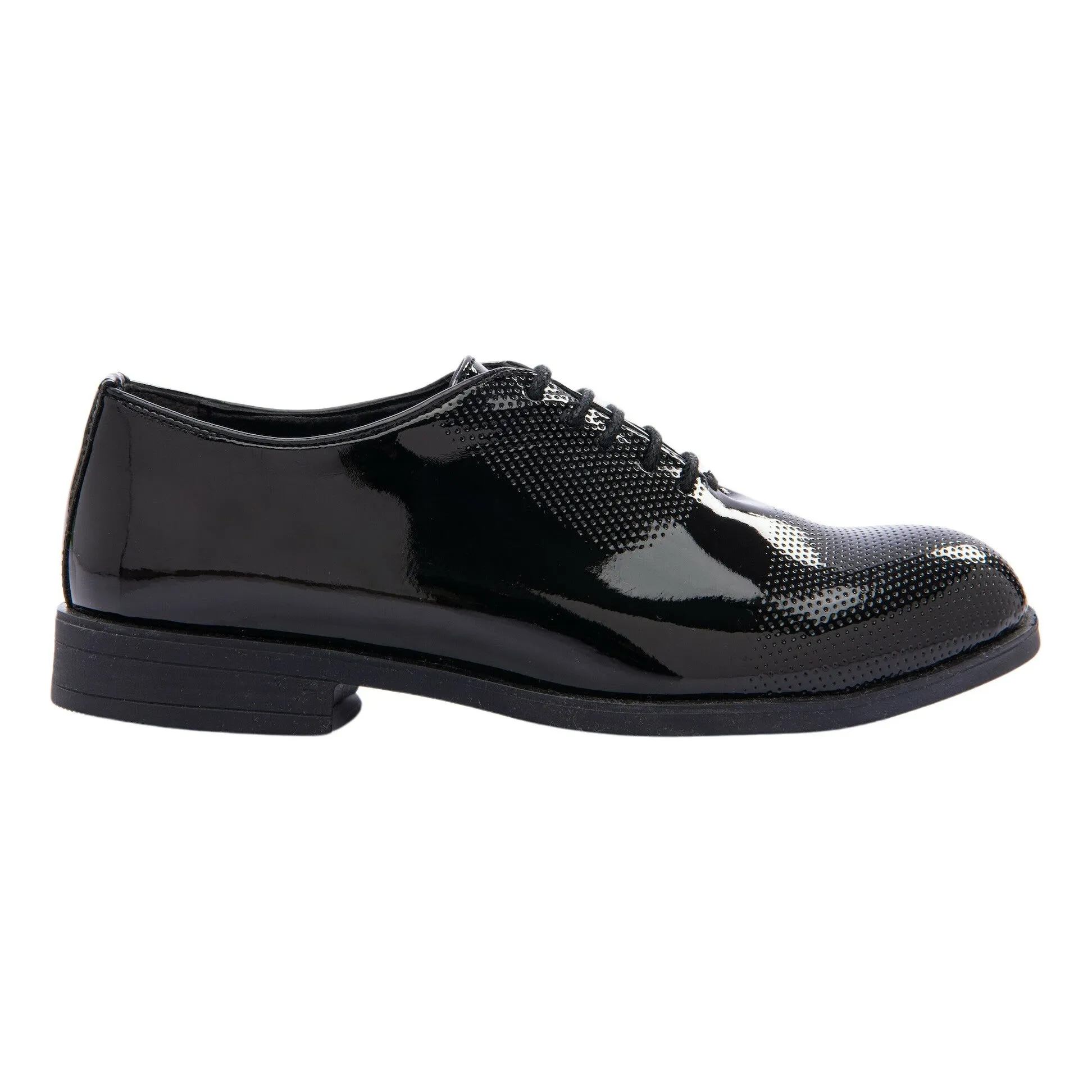 Black Closed Lace Dress Shoes