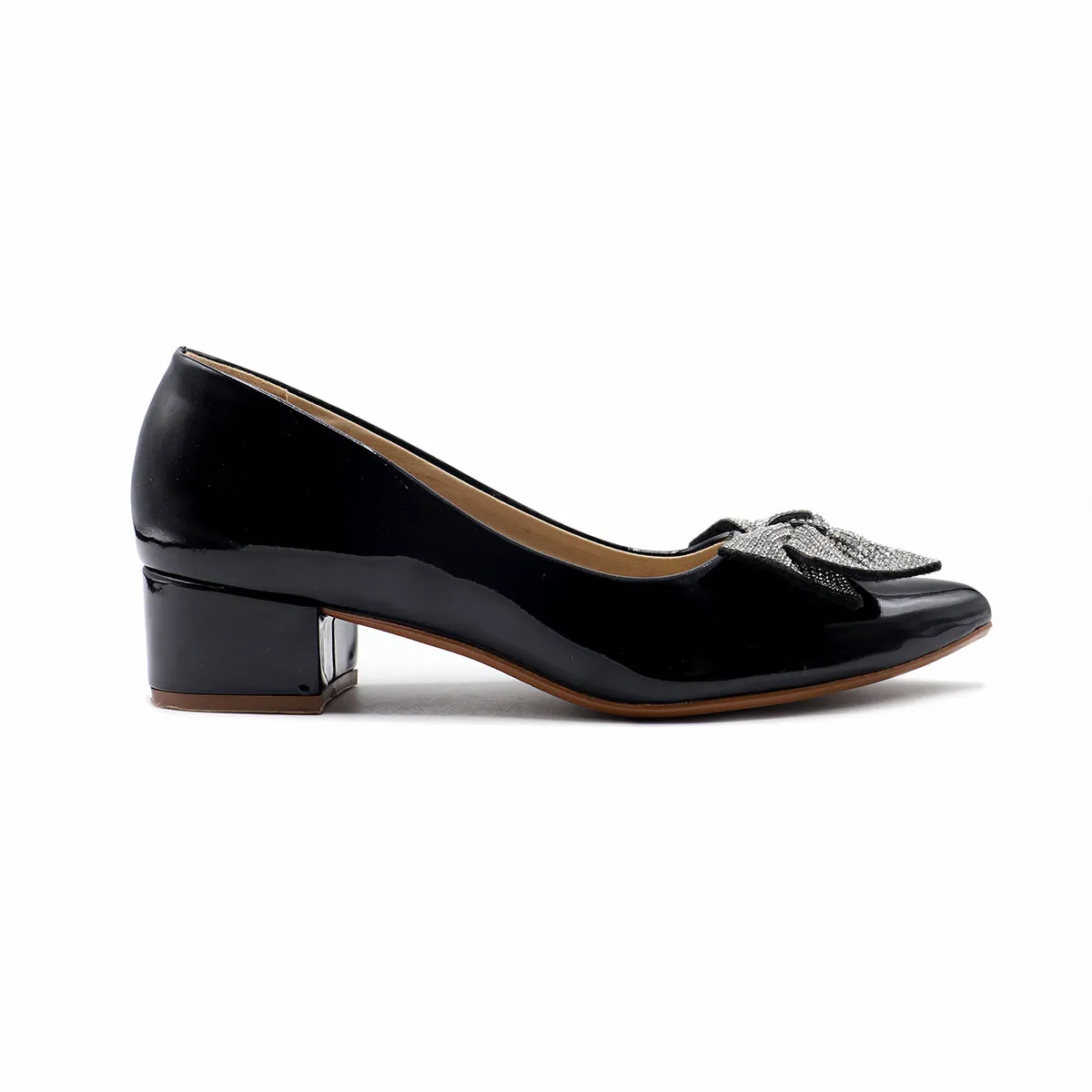 Black Formal Court Shoes 085467