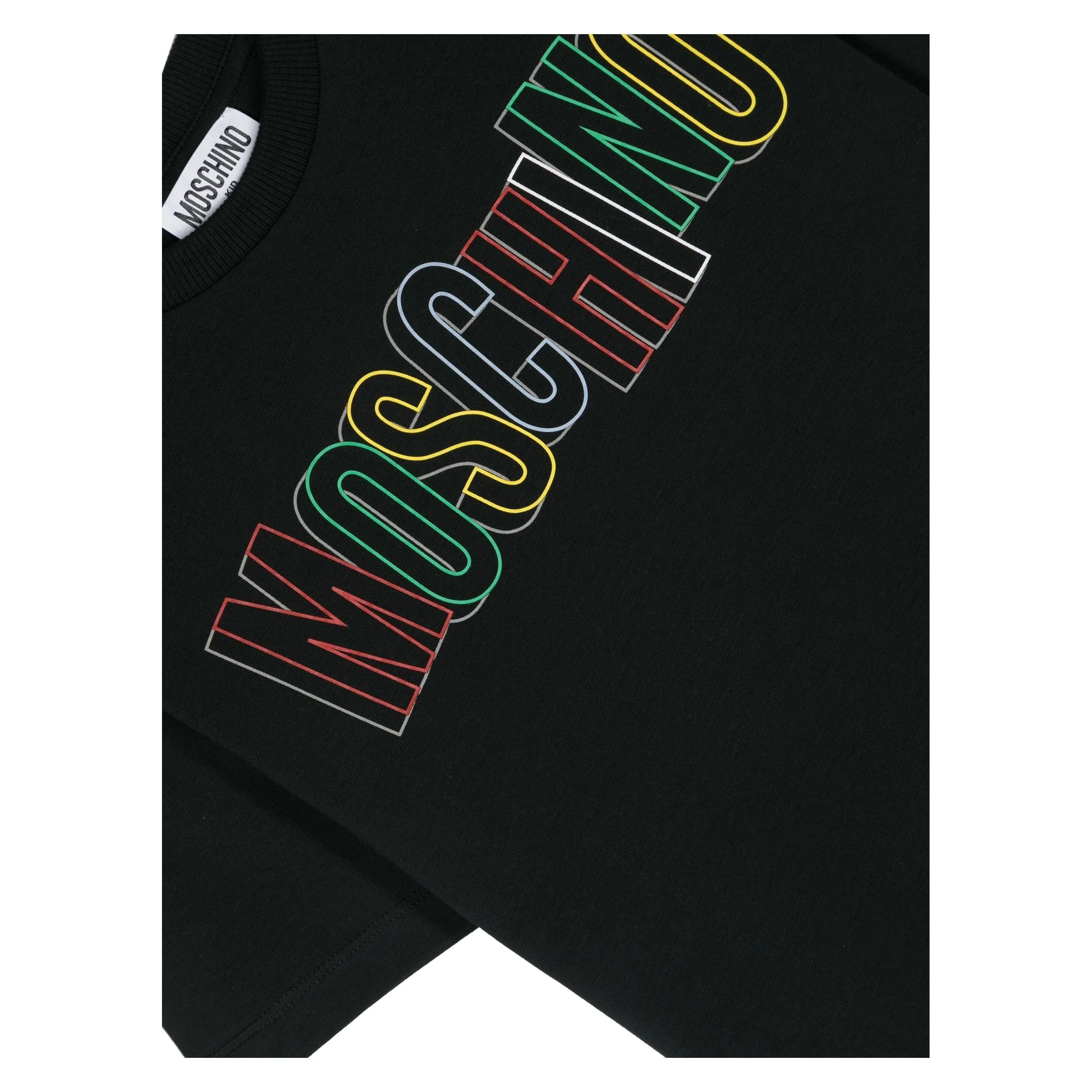 Black Multicolor Logo T-Shirt