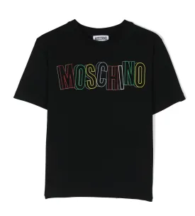 Black Multicolor Logo T-Shirt