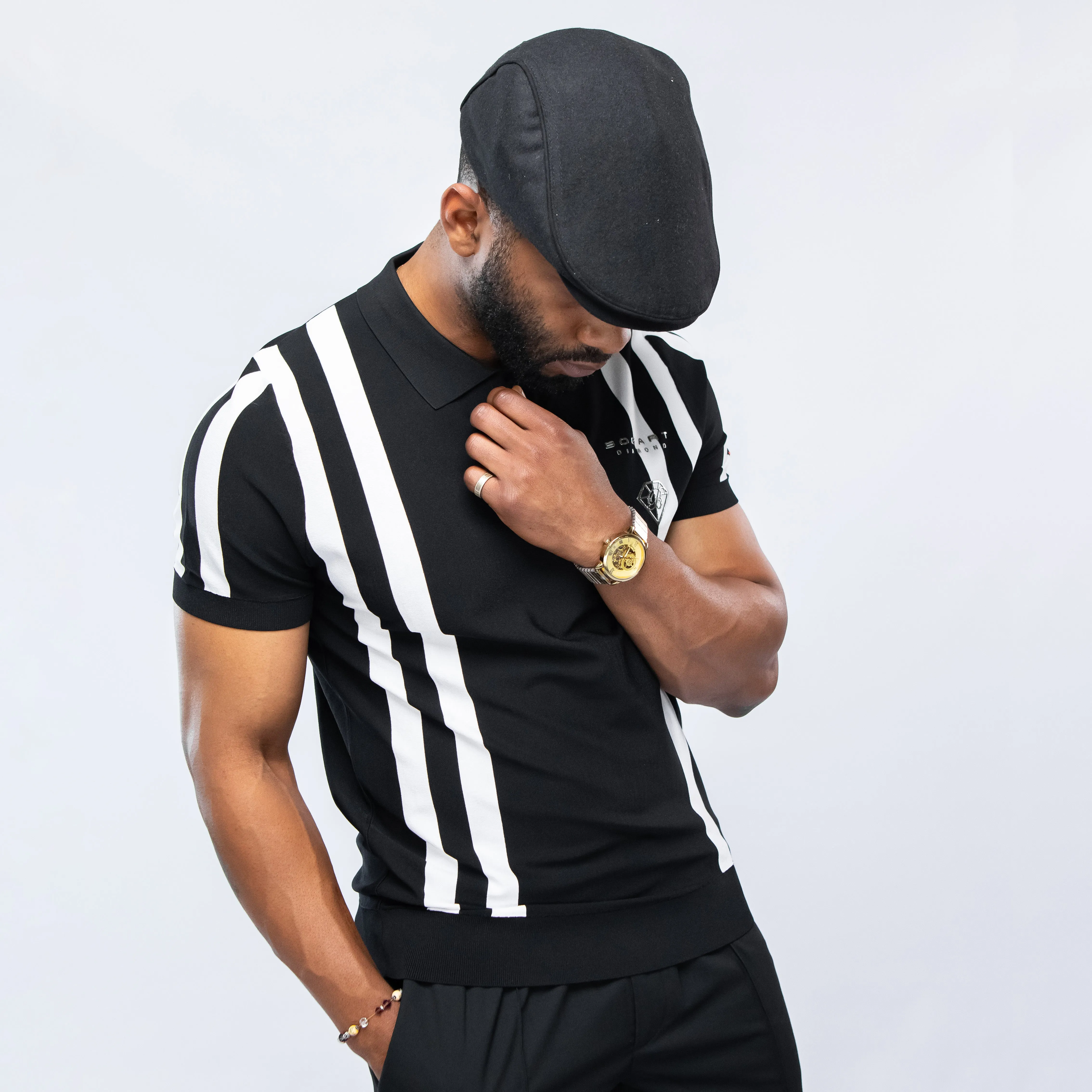 Bogart Diamond Collection Stripe Golfer