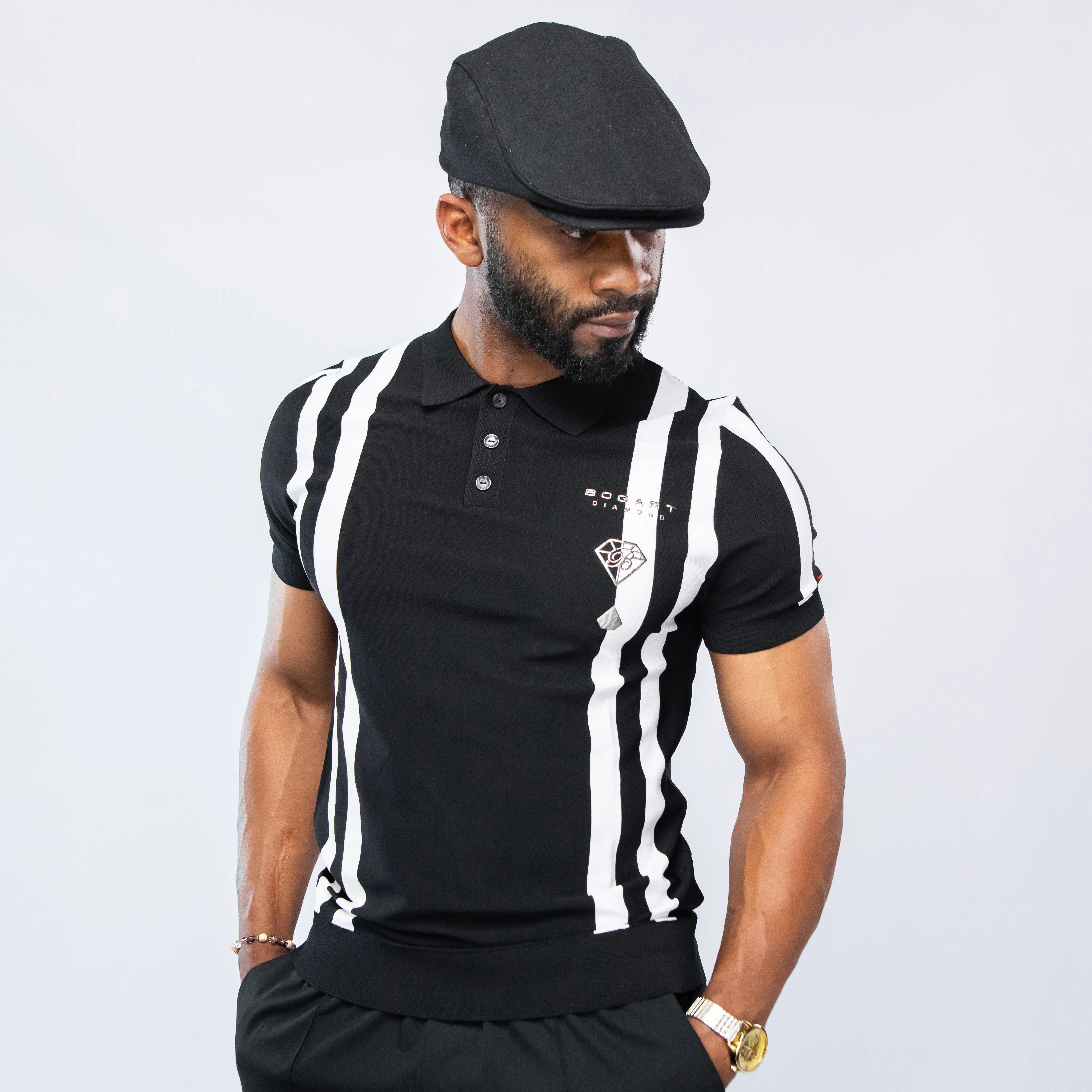 Bogart Diamond Collection Stripe Golfer