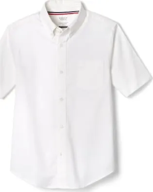 Boys Oxford Short Sleeve (includes Logo)