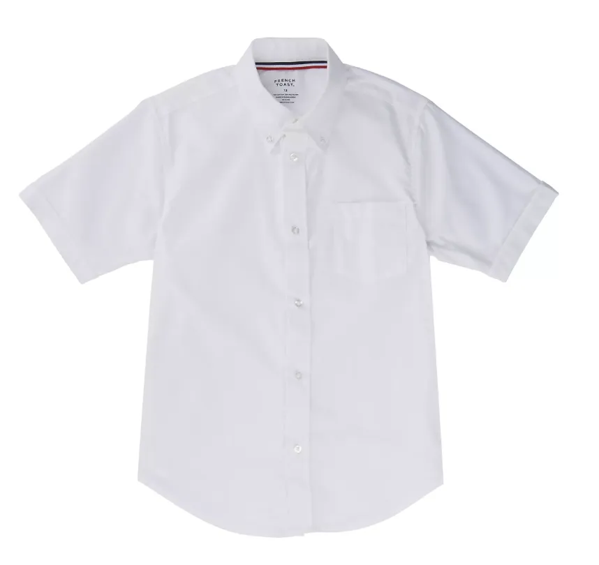 Boys Oxford Short Sleeve (includes Logo)