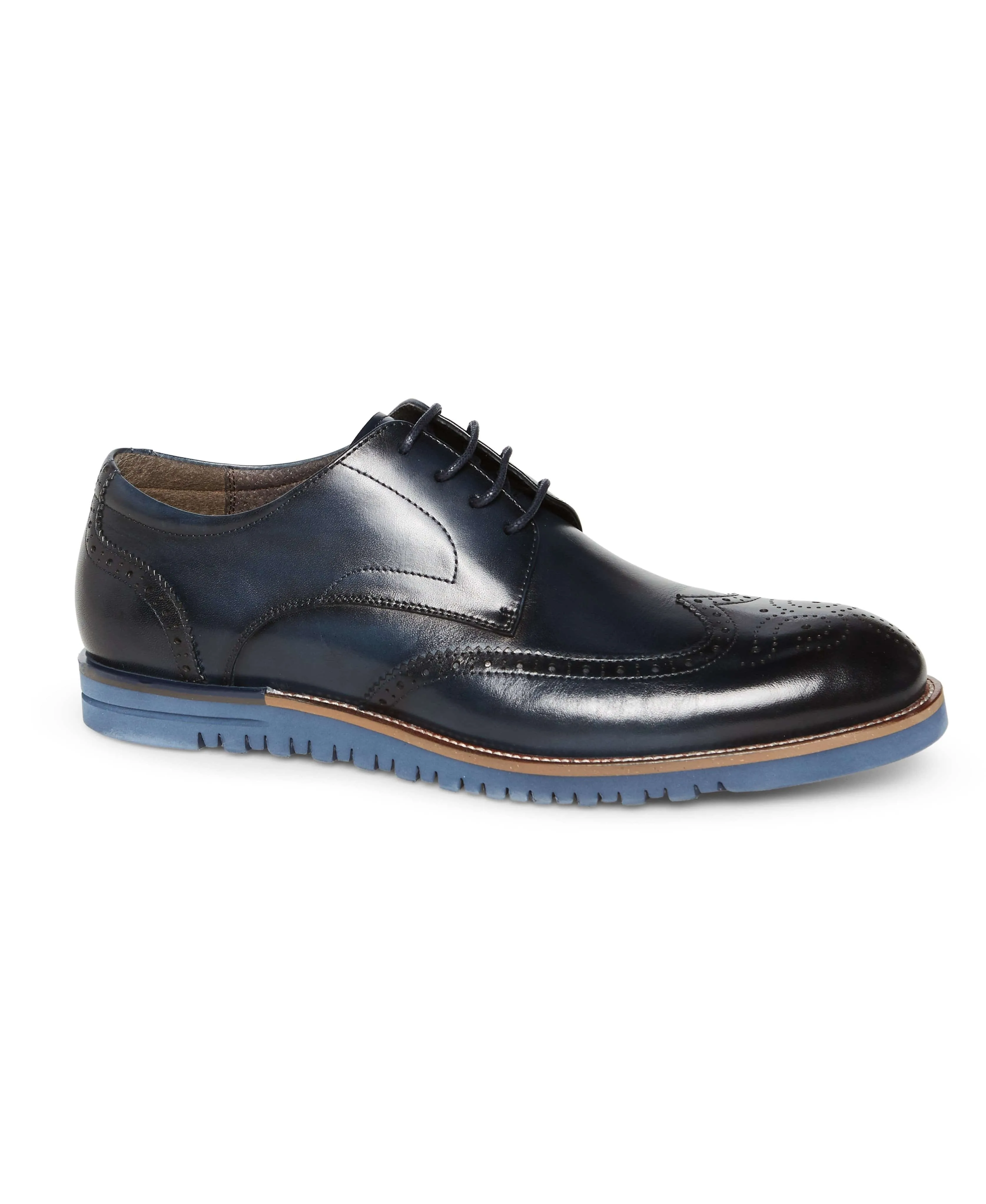 Brogue Wing Tip Leather Oxford