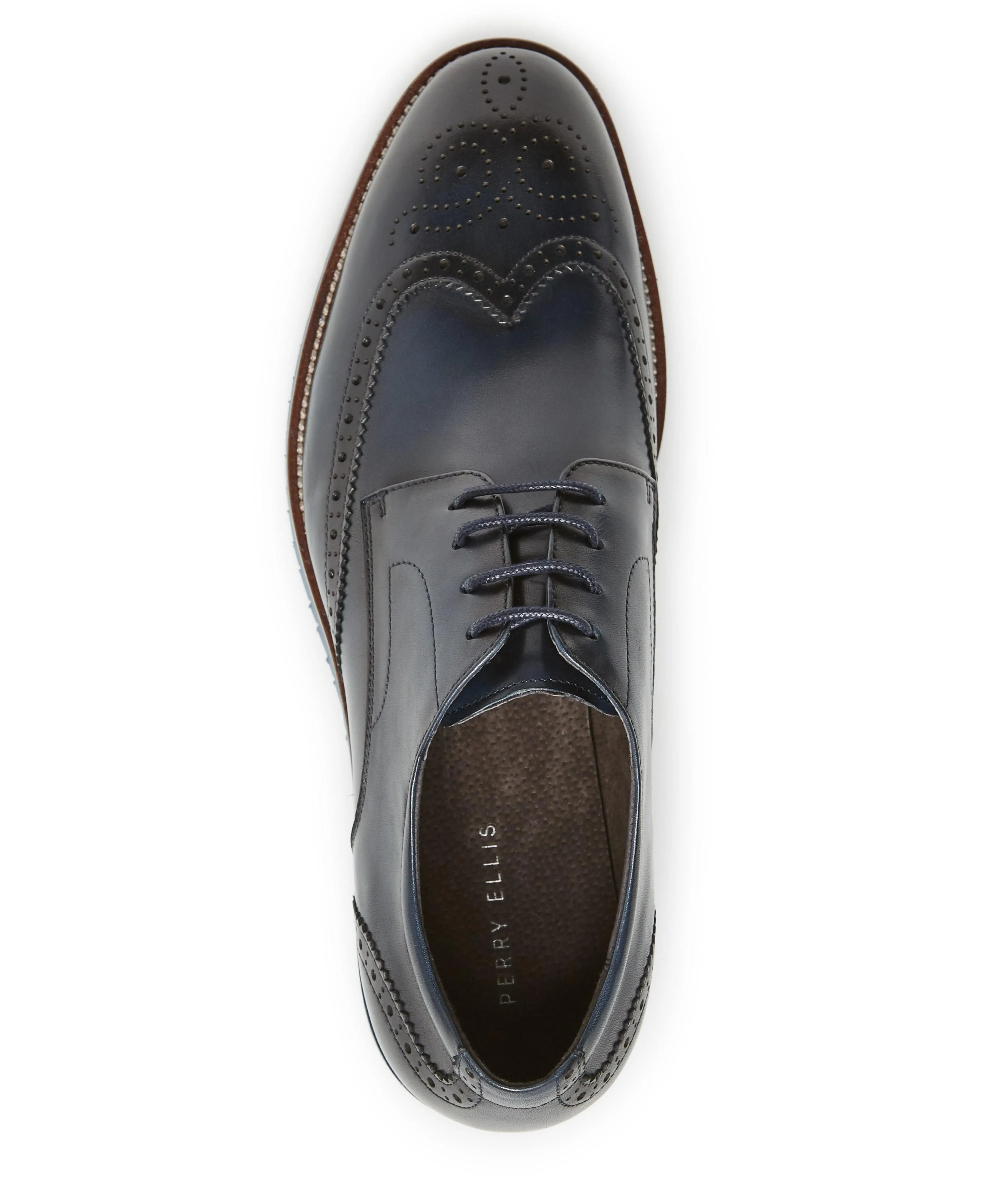 Brogue Wing Tip Leather Oxford