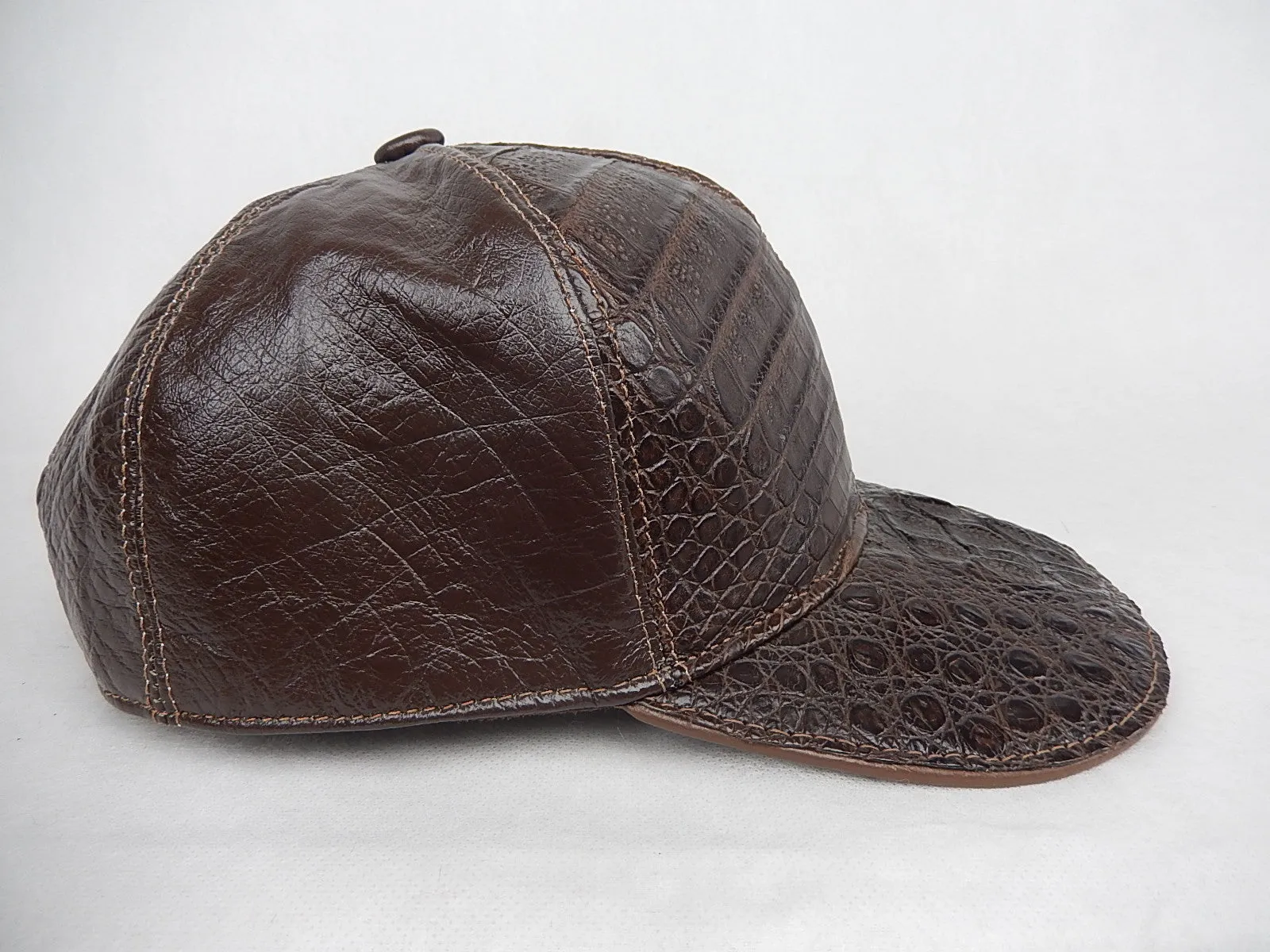 Brown Alligator Cap