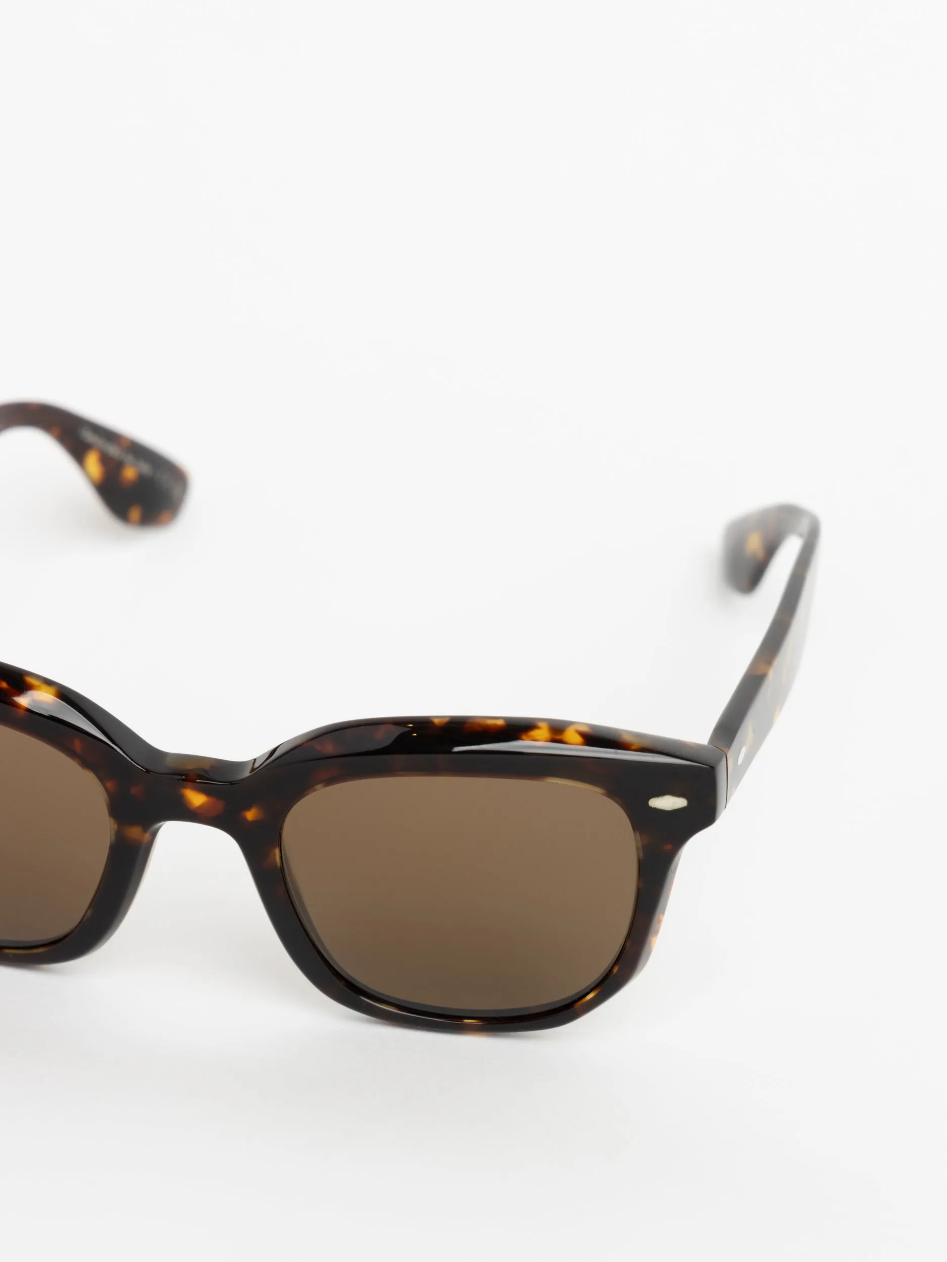 Brown Print Filu Polarized Sunglasses