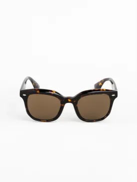 Brown Print Filu Polarized Sunglasses