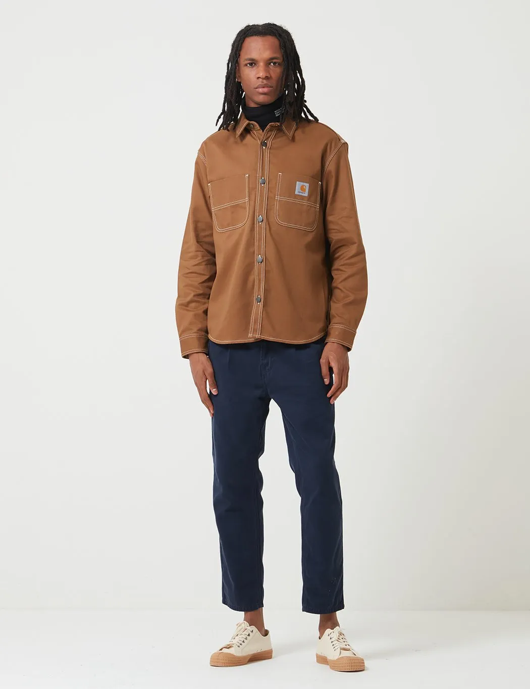 Carhartt-WIP Chalk Shirt Jacket (Regular Fit) - Hamilton Brown