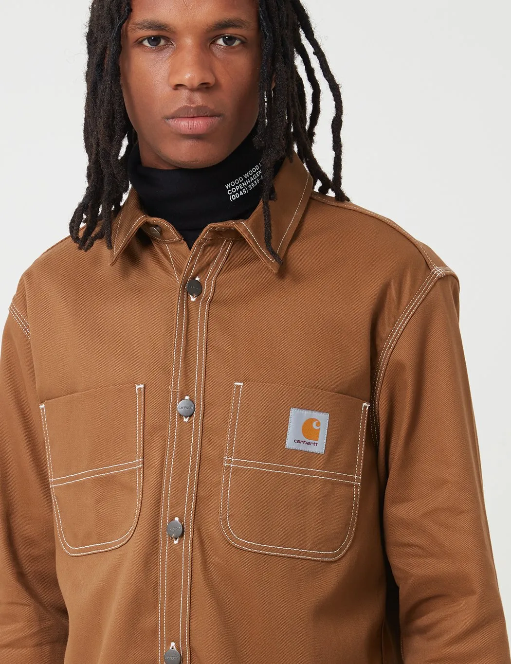 Carhartt-WIP Chalk Shirt Jacket (Regular Fit) - Hamilton Brown