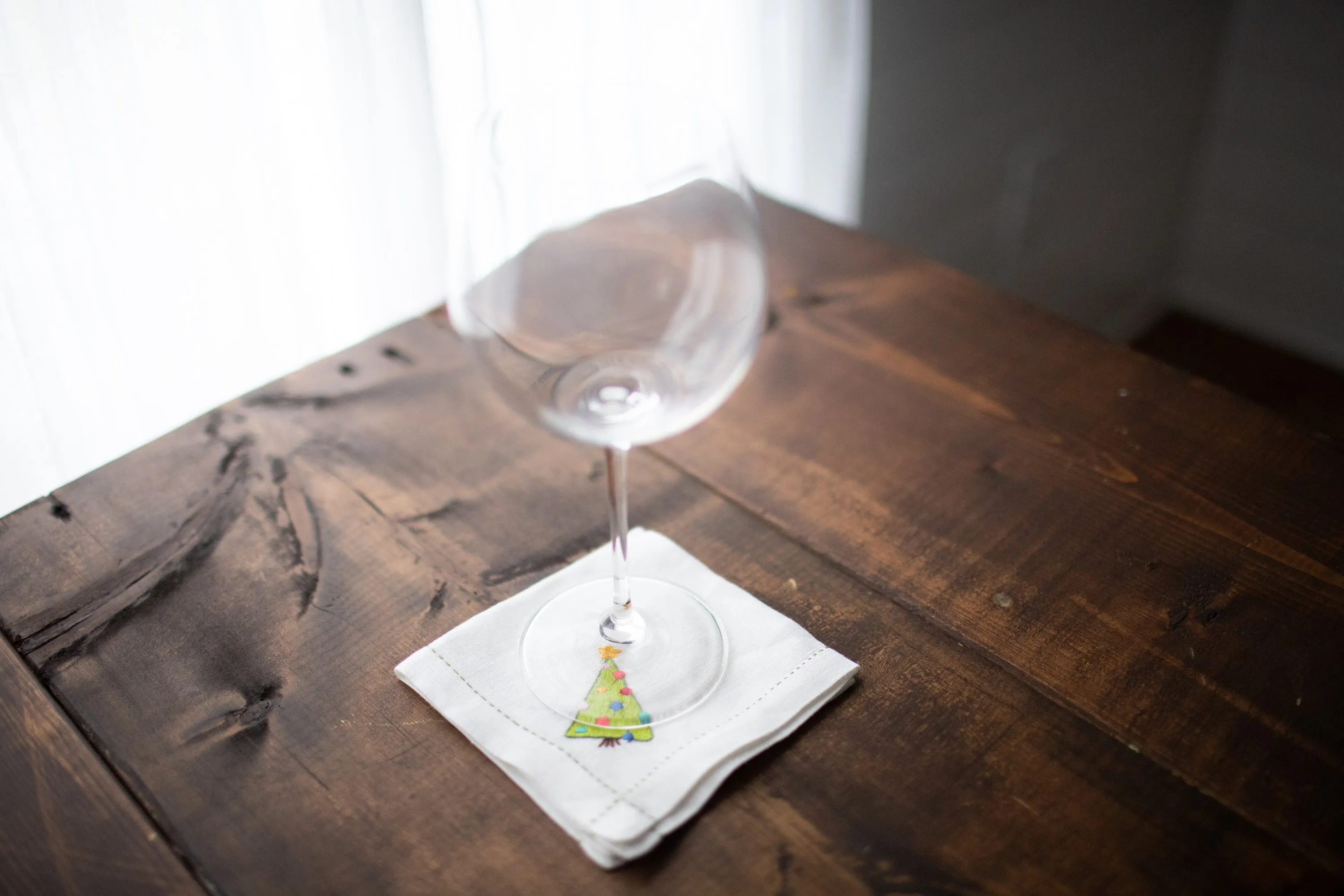 Christmas Tree Cocktail Napkins (set of 4)