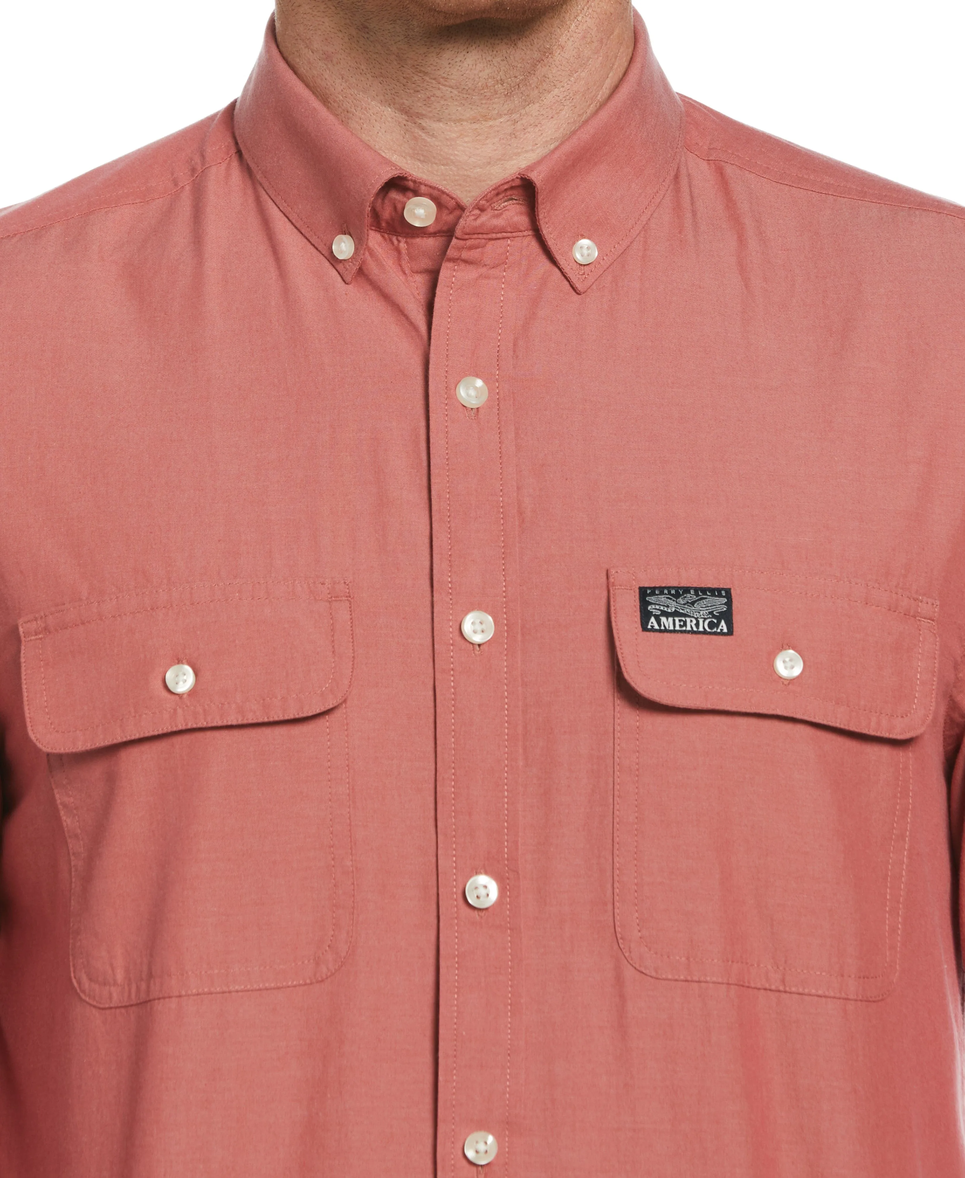 Cotton Washed Oxford Shirt