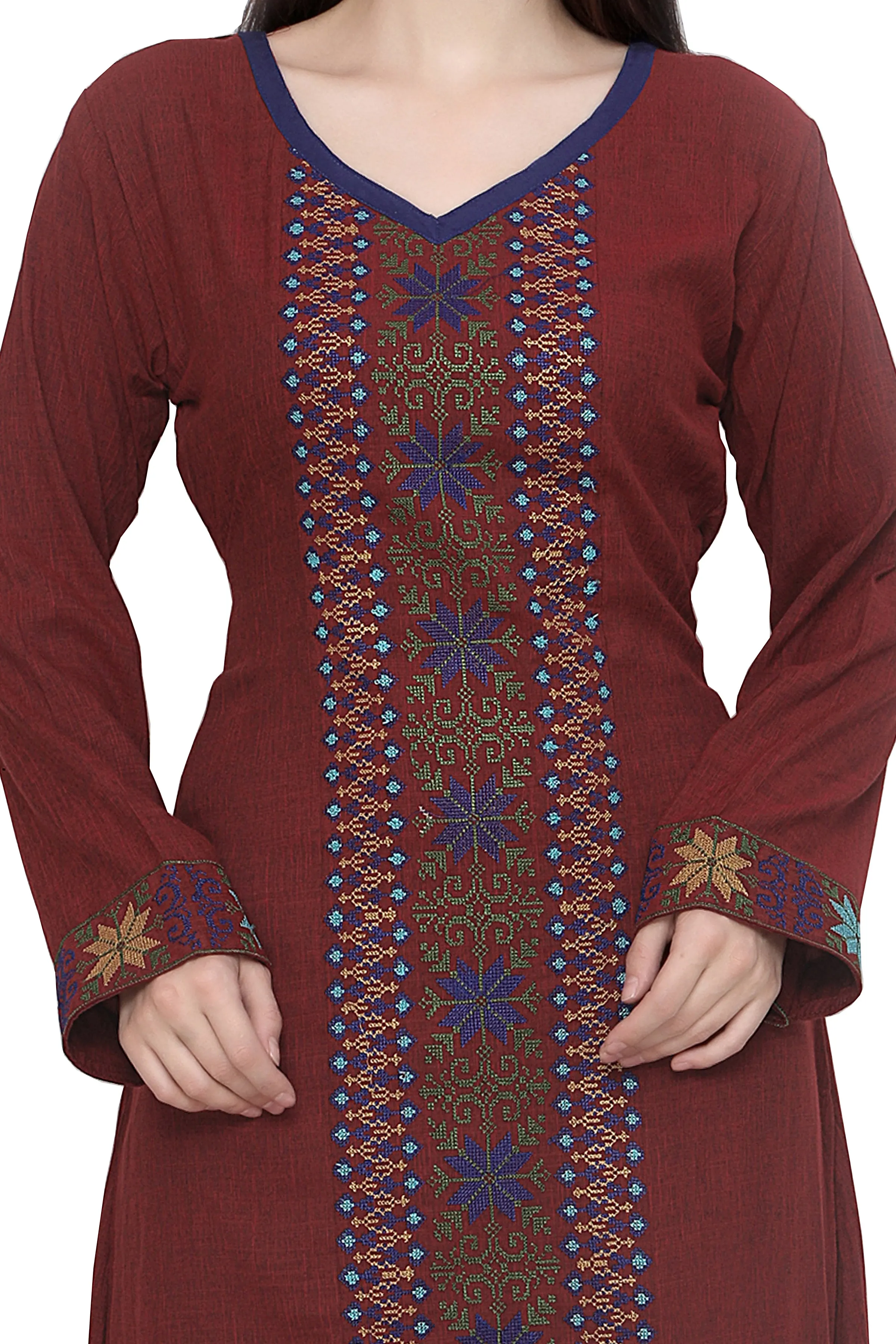 Cross Stitch Embroidered Kaftan